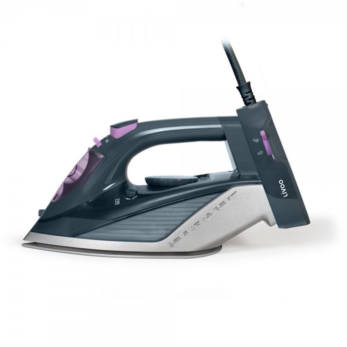 LIVOO Dampfbügeleisen ‎DOM483 Akku kabellos mit Basisstation, 2200 W