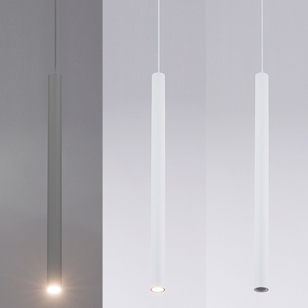 Esstischlampe 108cm Globo LED Hängelampe fest Pendellampe LED verbaut, Pendelleuchte, weiß LED-Leuchtmittel Warmweiß, H Wohnzimmerlampe