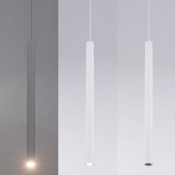 Globo LED Pendelleuchte, LED-Leuchtmittel fest verbaut, Warmweiß, Pendellampe Hängelampe Esstischlampe LED Wohnzimmerlampe weiß H 108cm