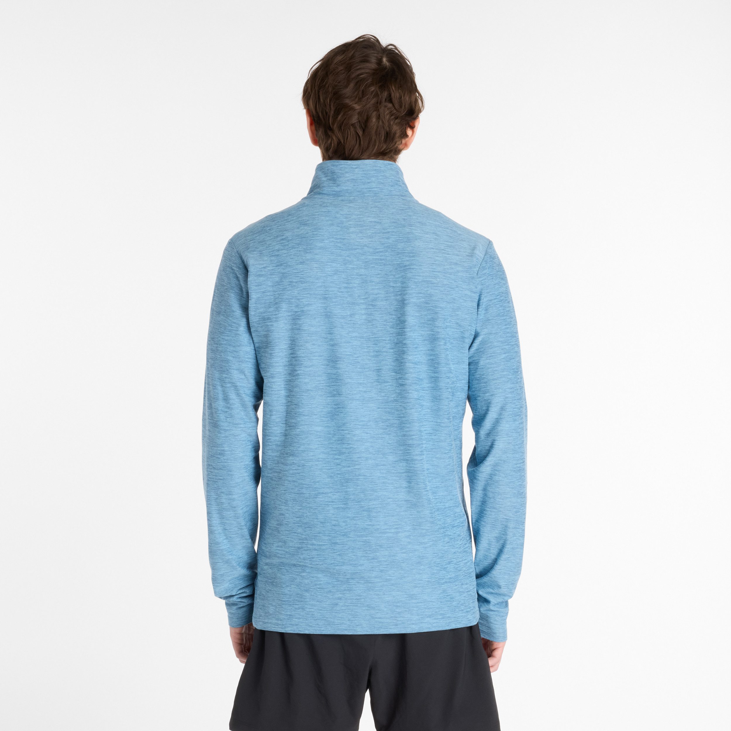 New Balance Laufshirt Space Dye 1/4 Zip mit Label günstig online kaufen