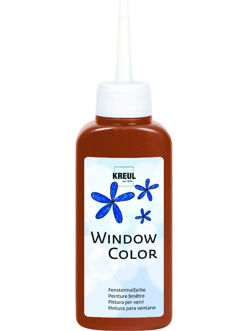 Kreul Bastelfarbe Kreul Window Color hellbraun 80 ml