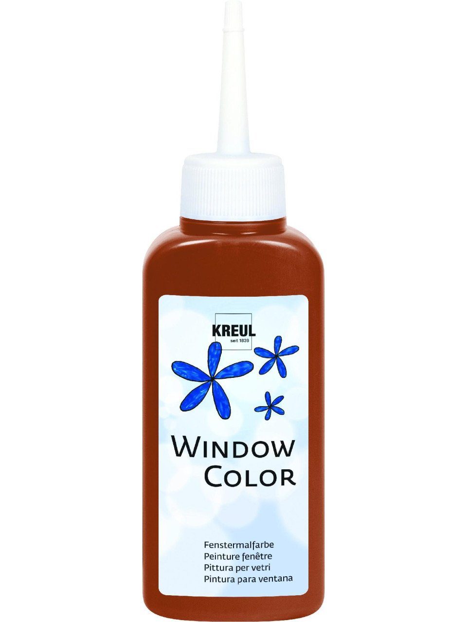 Bastelfarbe Kreul Window Color hellbraun 80 ml