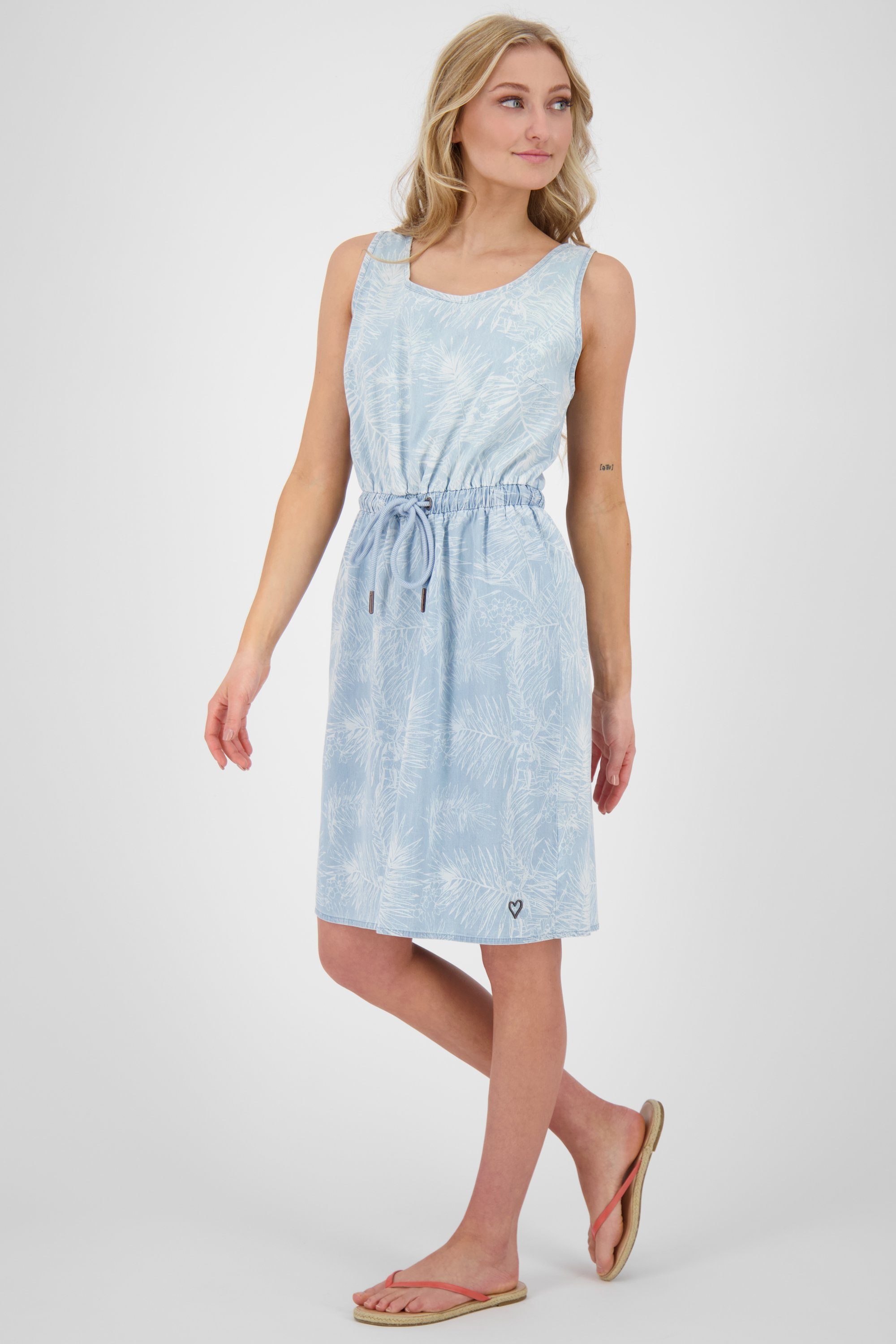 Alife & Kickin Kleid DojaAK light Jerseykleid denim Dress Sommerkleid, Damen