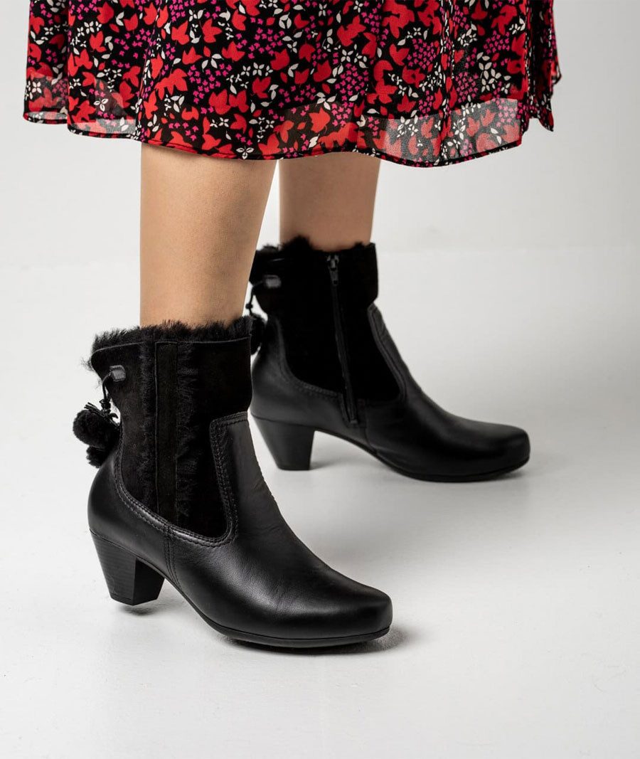 vitaform Damen Stiefeletten Lammnappaleder Stiefelette