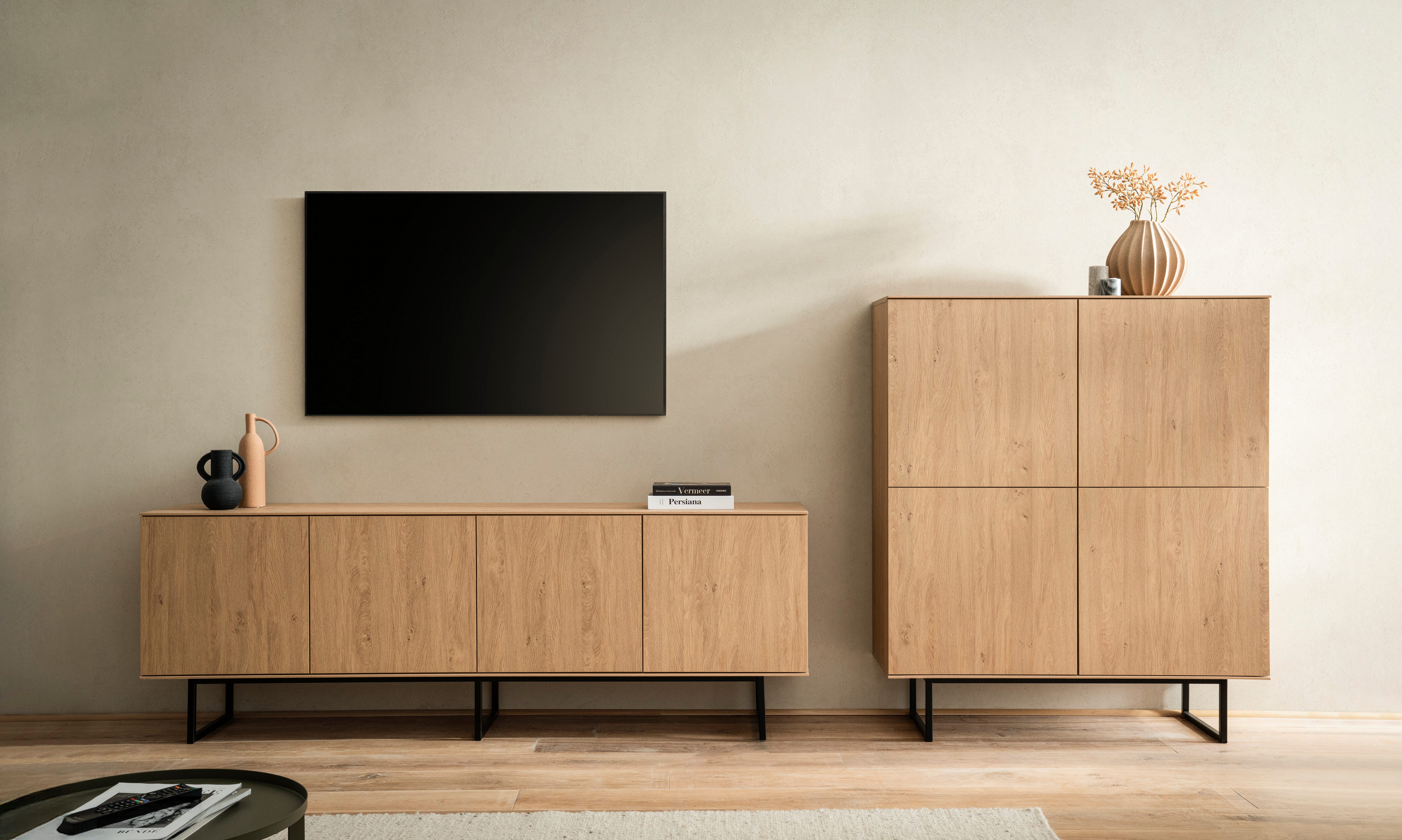 Home affaire Wohnwand Lund, moderne Anbauwand, günstig online kaufen