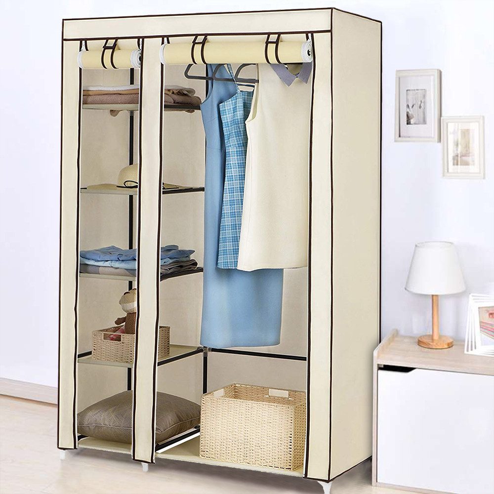 JEOBEST Stoffschrank Kleiderschrank, Stoffschrank, faltbare Garderobe günstig online kaufen