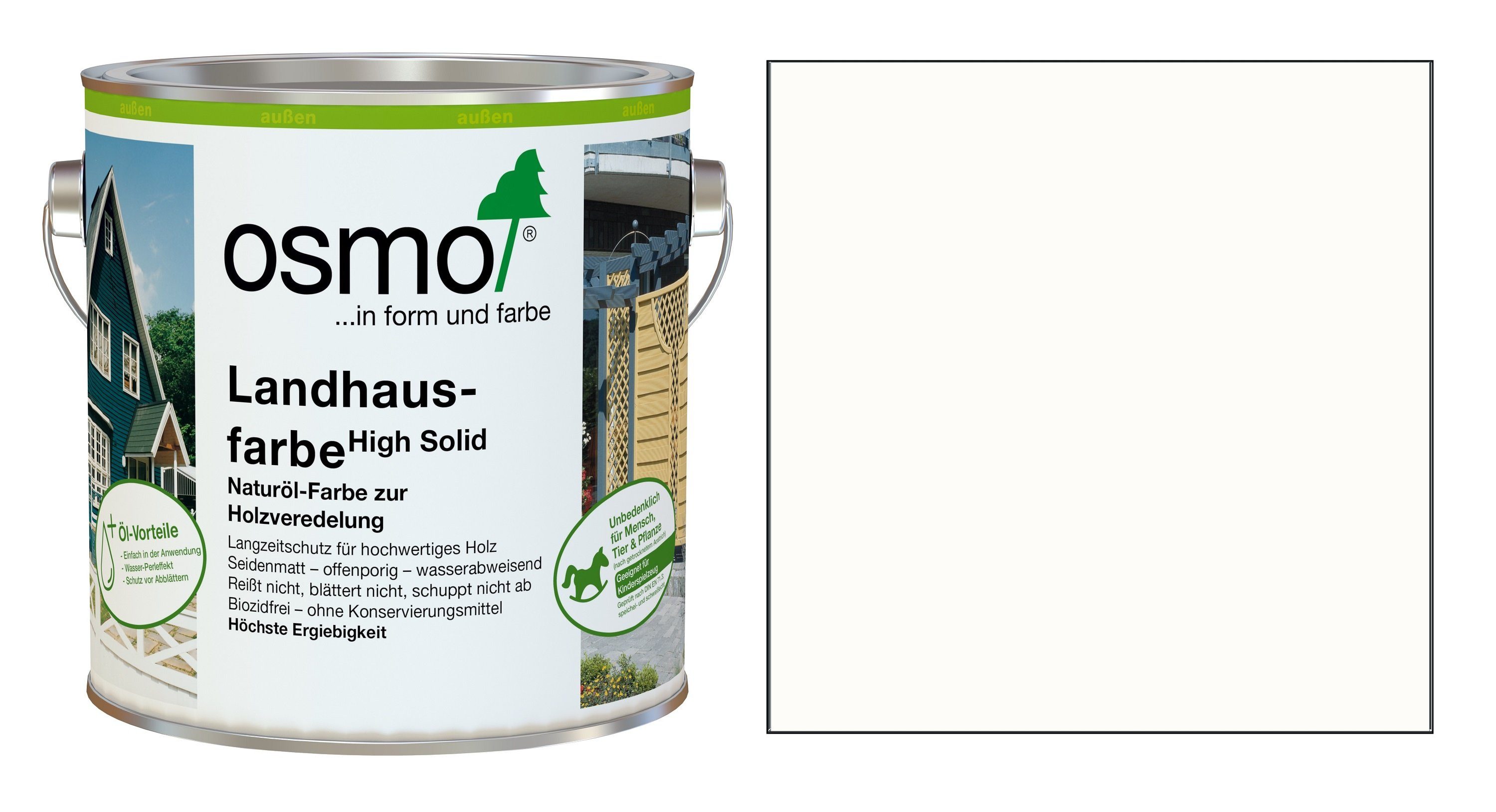 Osmo Holzöl OSMO 2101 Landhausfarbe Weiß 750ml