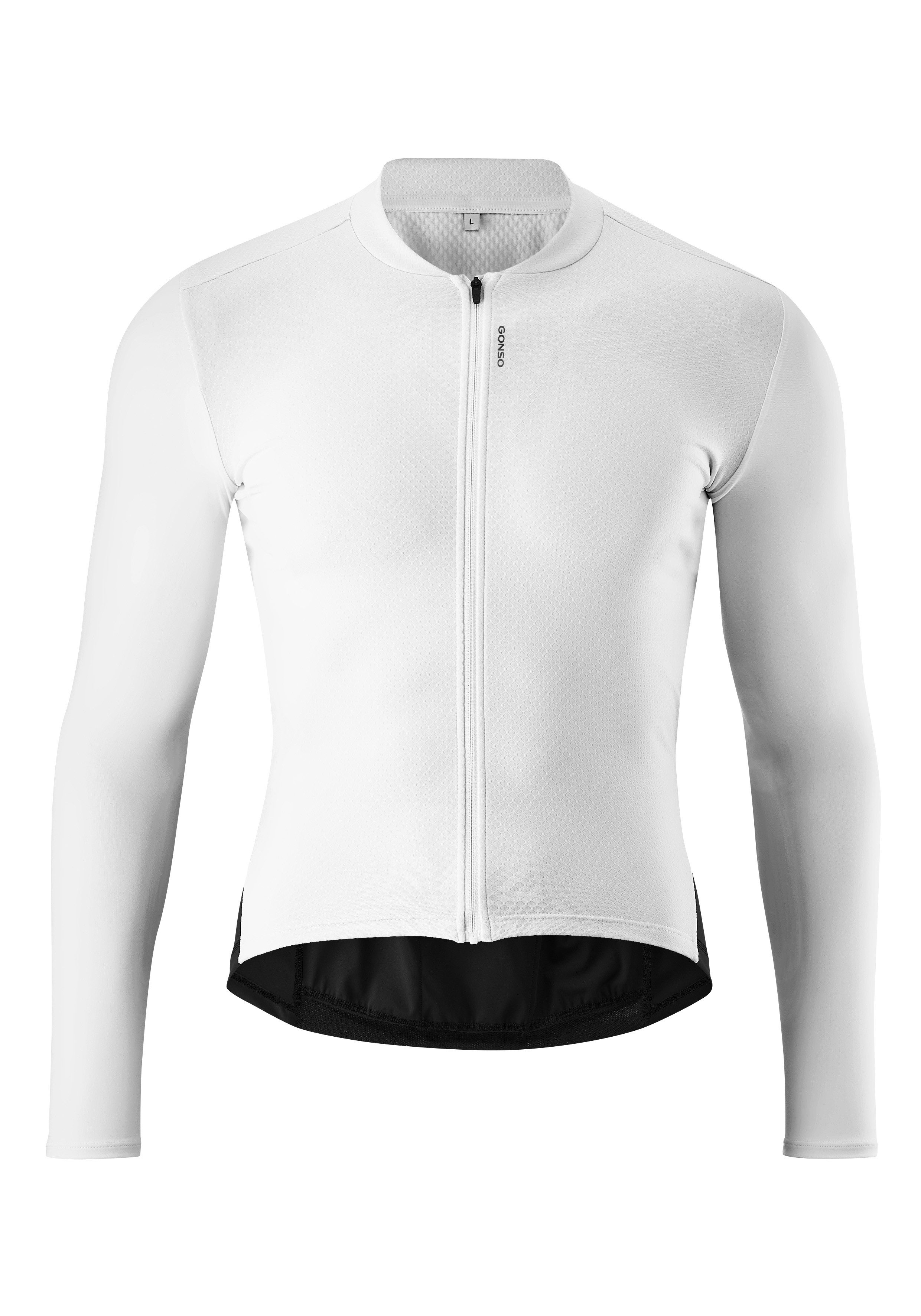Gonso Radtrikot SITIVO Jersey Longsleeve M Herren Fahrradtrikot langarm, Full-Zip Trikot mit Rückentasche