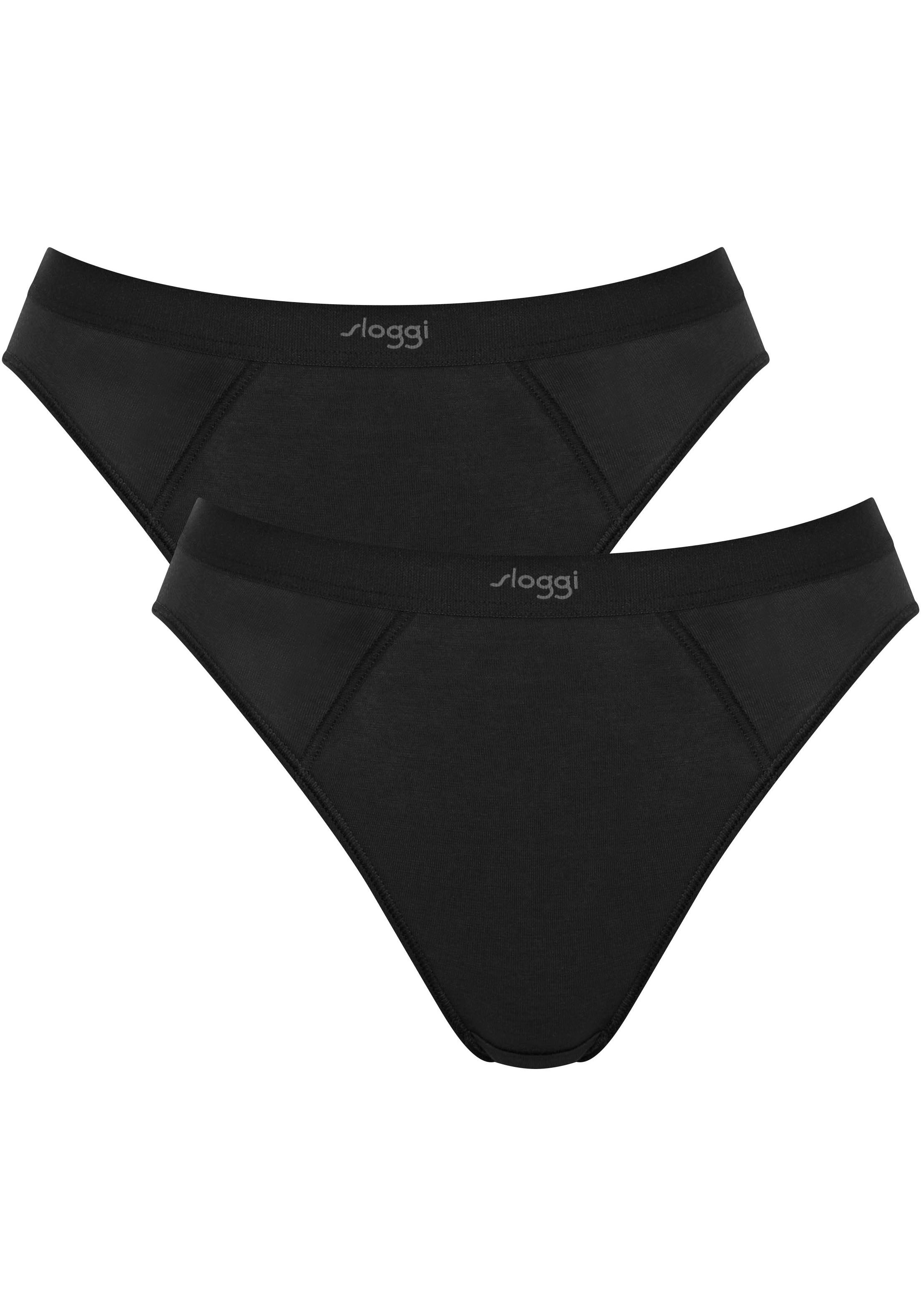 sloggi Tai-Slip EVER Ease (2er Pack) temperaturausgleichend, hoher Beinausschnitt, weich, atmungsaktiv