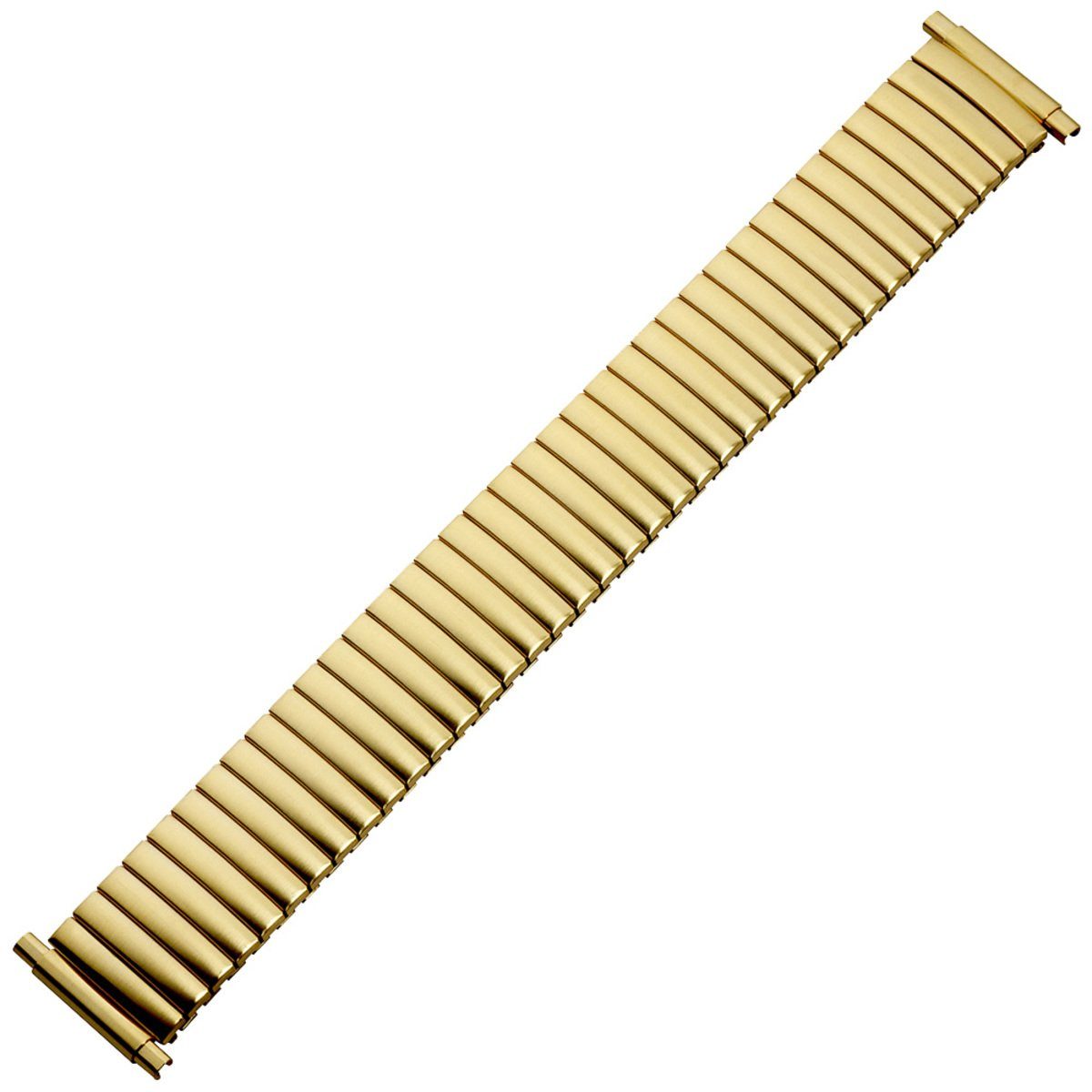 MARBURGER Uhrenarmband 18, 19, 20mm Edelstahl Gold Zugband