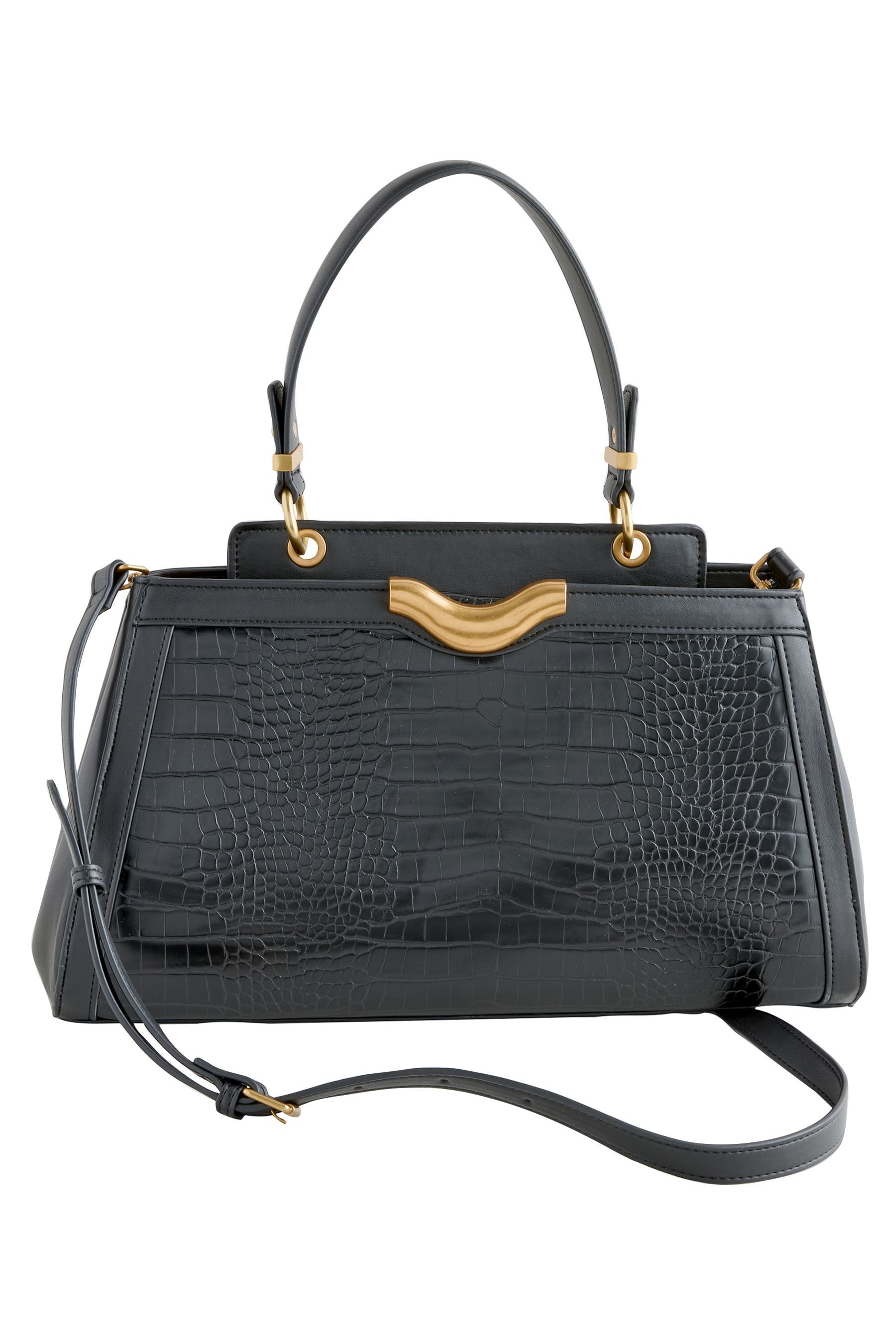 Next Einkaufsbeutel Strukturierte Umhängetasche