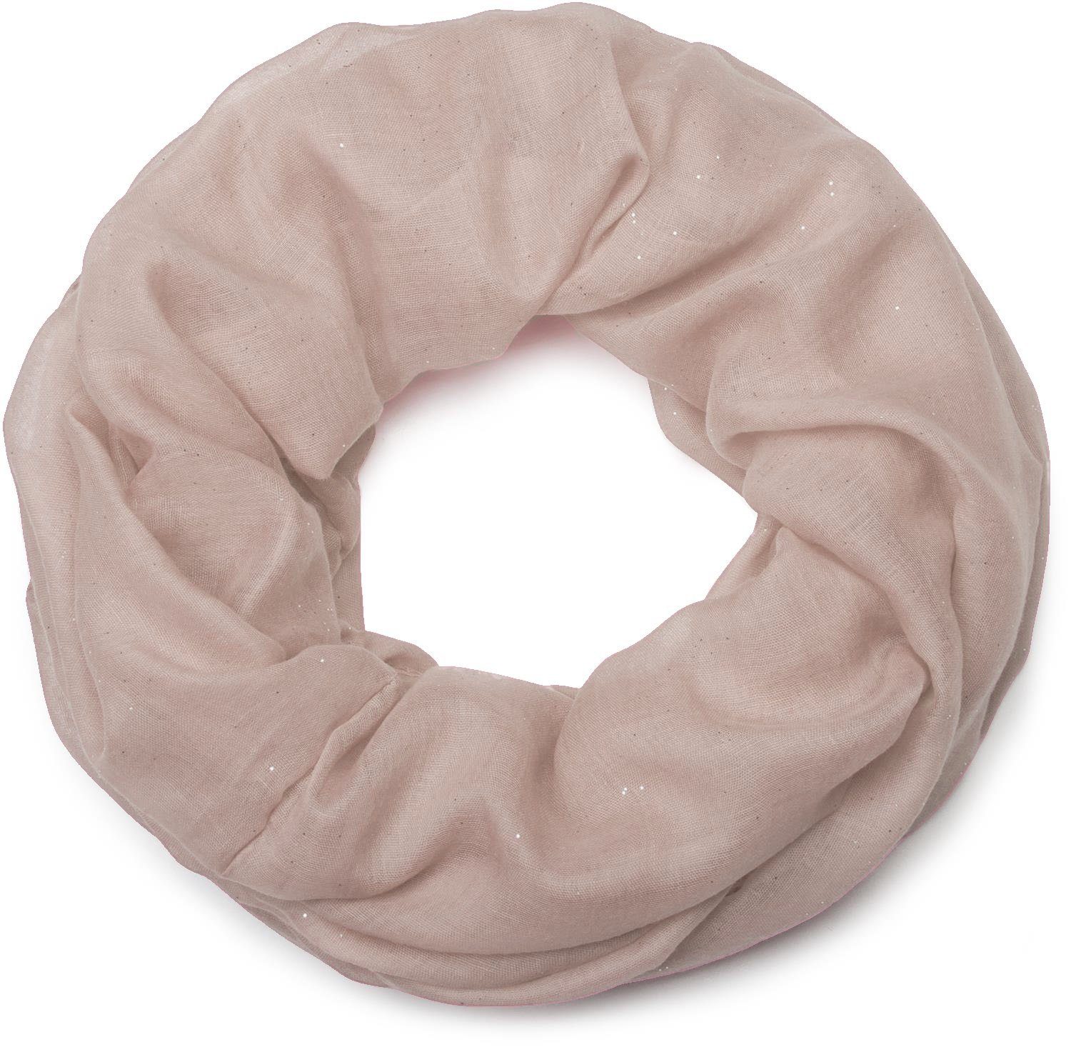 styleBREAKER Loop Loop mit Glitzer unifarben, (1-St) günstig online kaufen