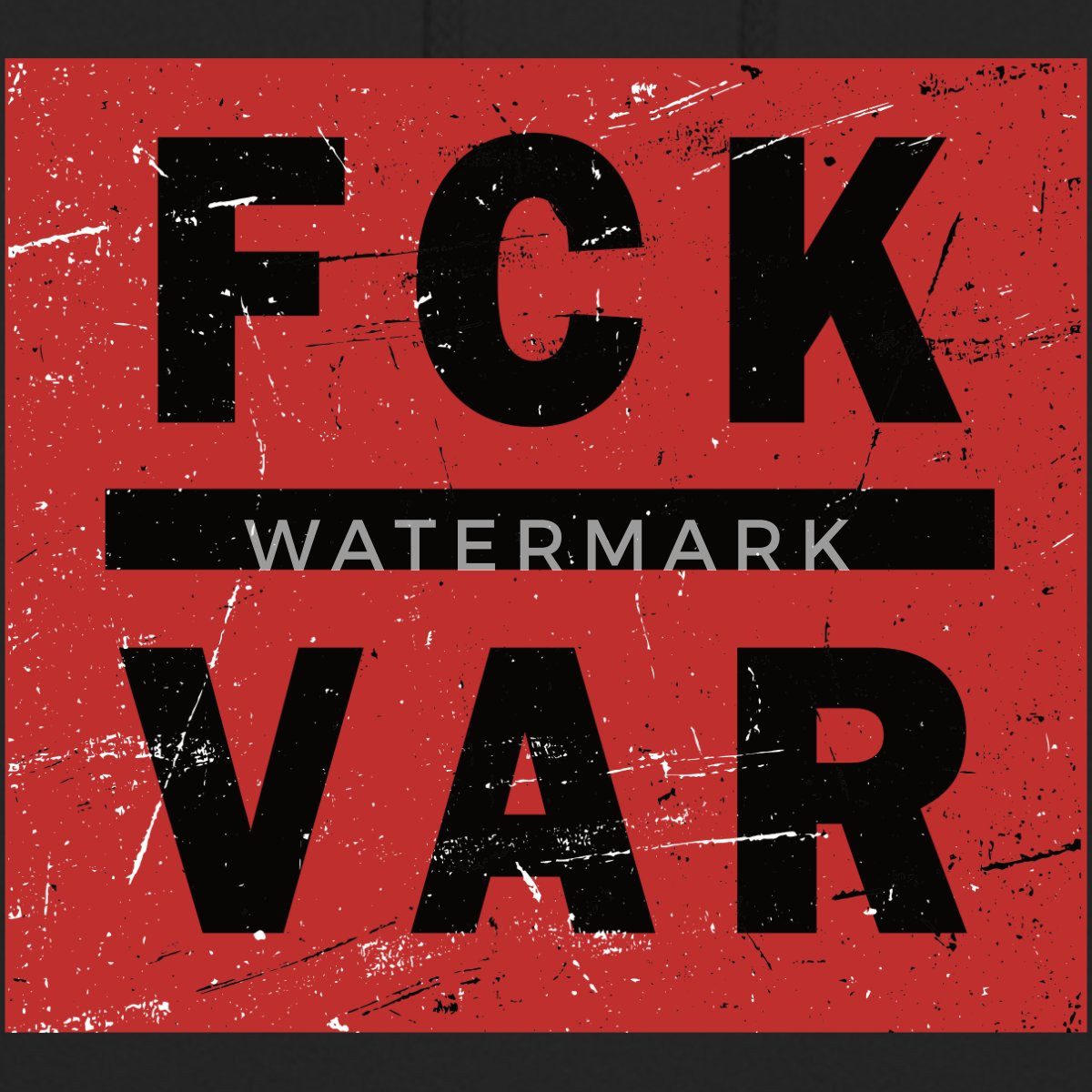 Spreadshirt Hoodie FCK VAR Fußball Motiv Gegen Videobeweis Protest Unisex Hoodie (1-tlg)