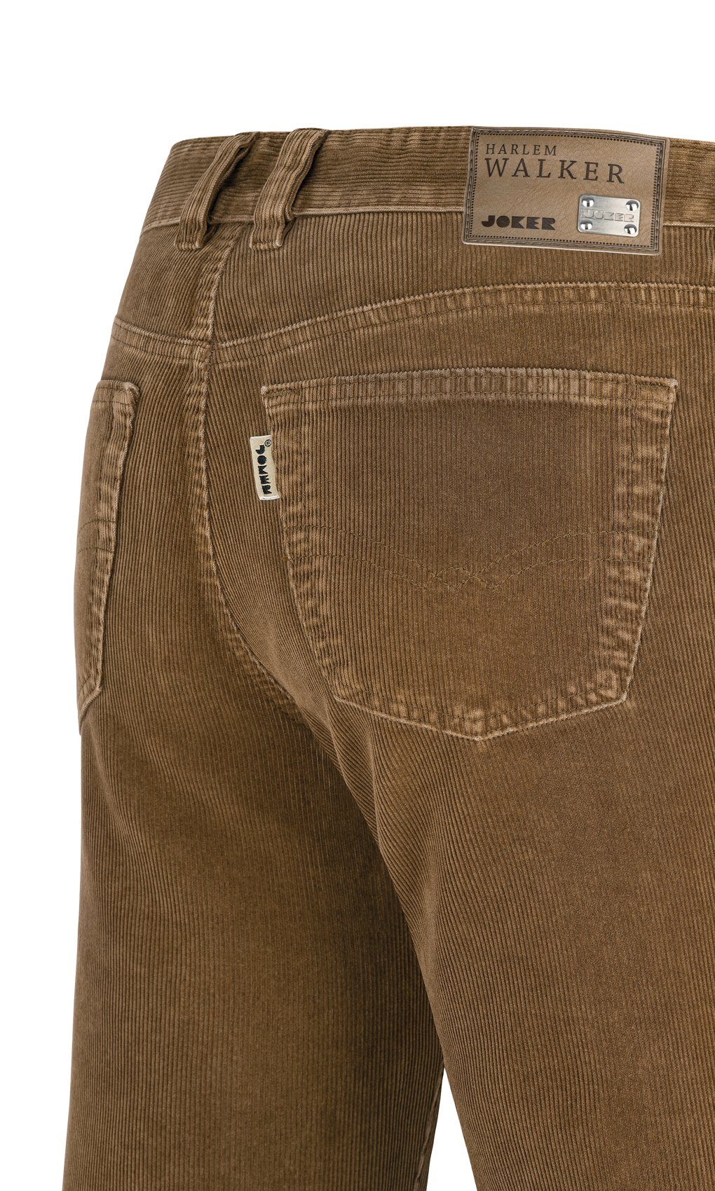 khaki 5-Pocket-Jeans Joker Walker Feincord 1313865