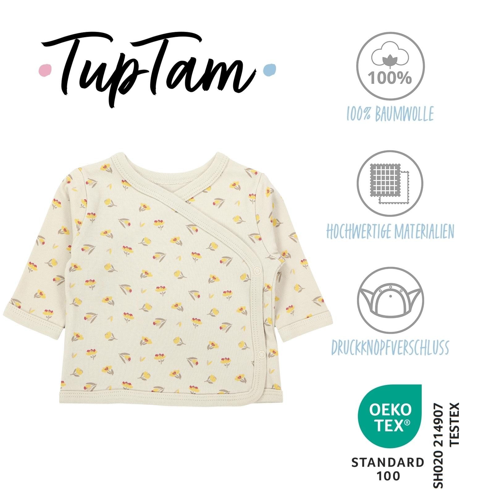 TupTam Wickelshirt TupTam Baby Mädchen Langarm Wickelshirt Baumwolle 5er Set