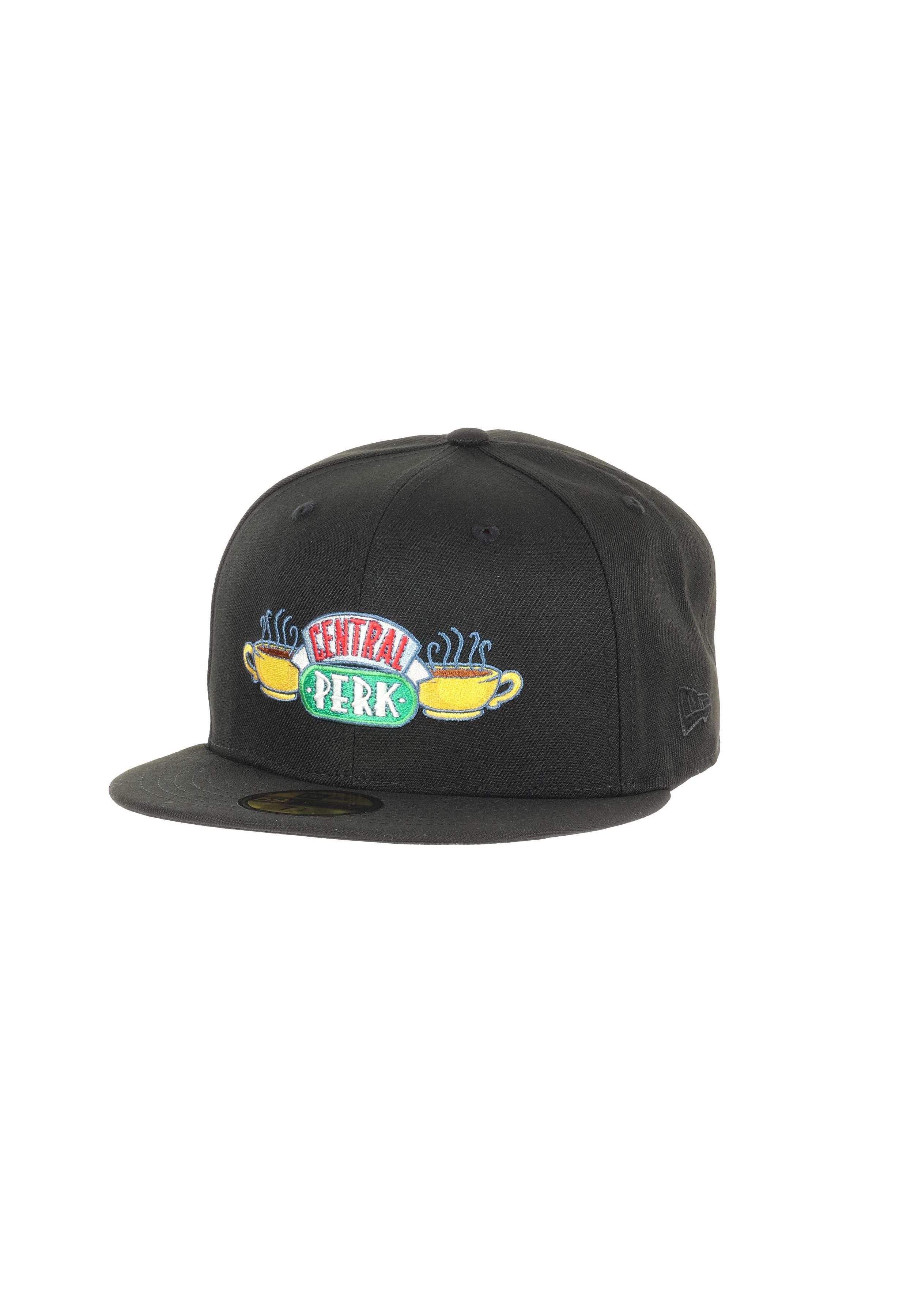 New Era Flat Cap Central Perk Friends Schwarz 59Fifty Basecap New Era (1-St)