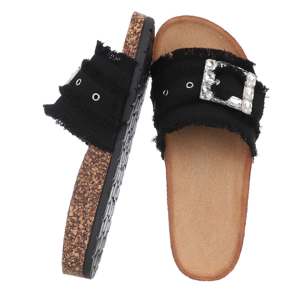 Ital-Design Komfortable Slides für Freizeit & Strand - Hohe Bequemlichkeit günstig online kaufen