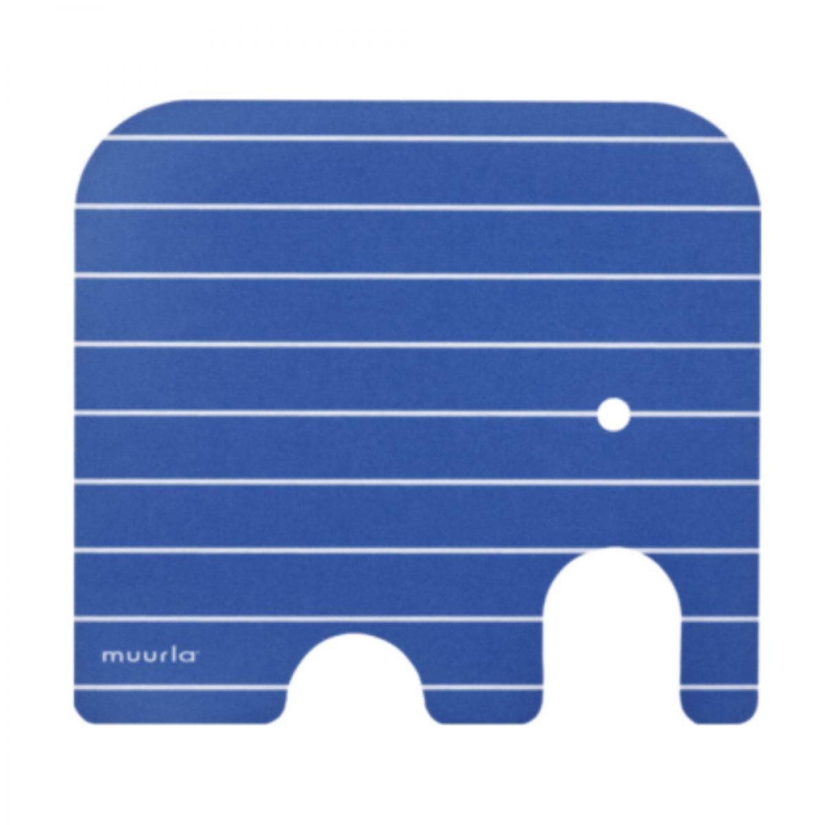 Muurla Getränkeuntersetzer Glasuntersetzer Elephant Blue (11x10cm)