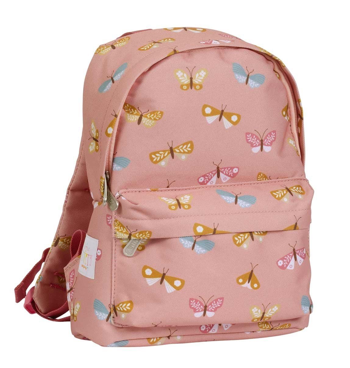 A Little Lovely Company Kinderrucksack Kindergartenrucksack Schmetterlinge 7l