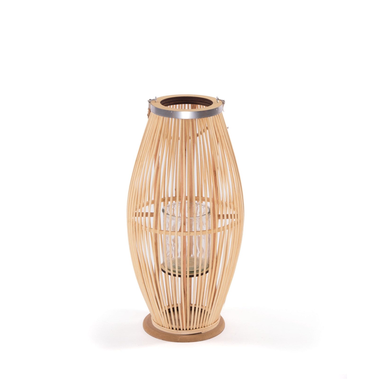 CREEDWOOD Windlicht Deko LATERNE "ZYA", Bambus, günstig online kaufen