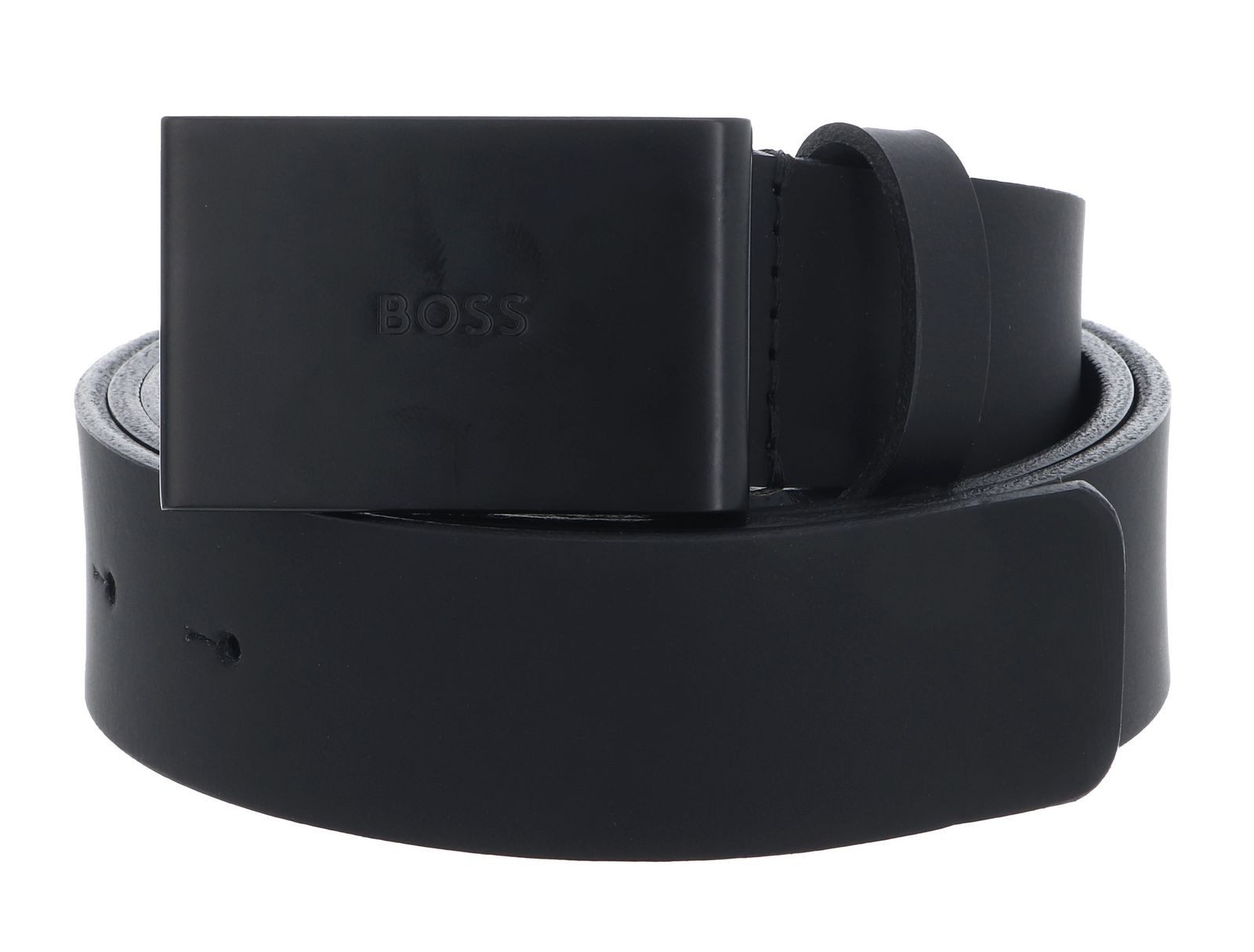 BOSS Leren riem Elloy Sz35 Belt W105 Black zwart BOSS Leren riem Elloy Sz35 Belt W105 Black zwart