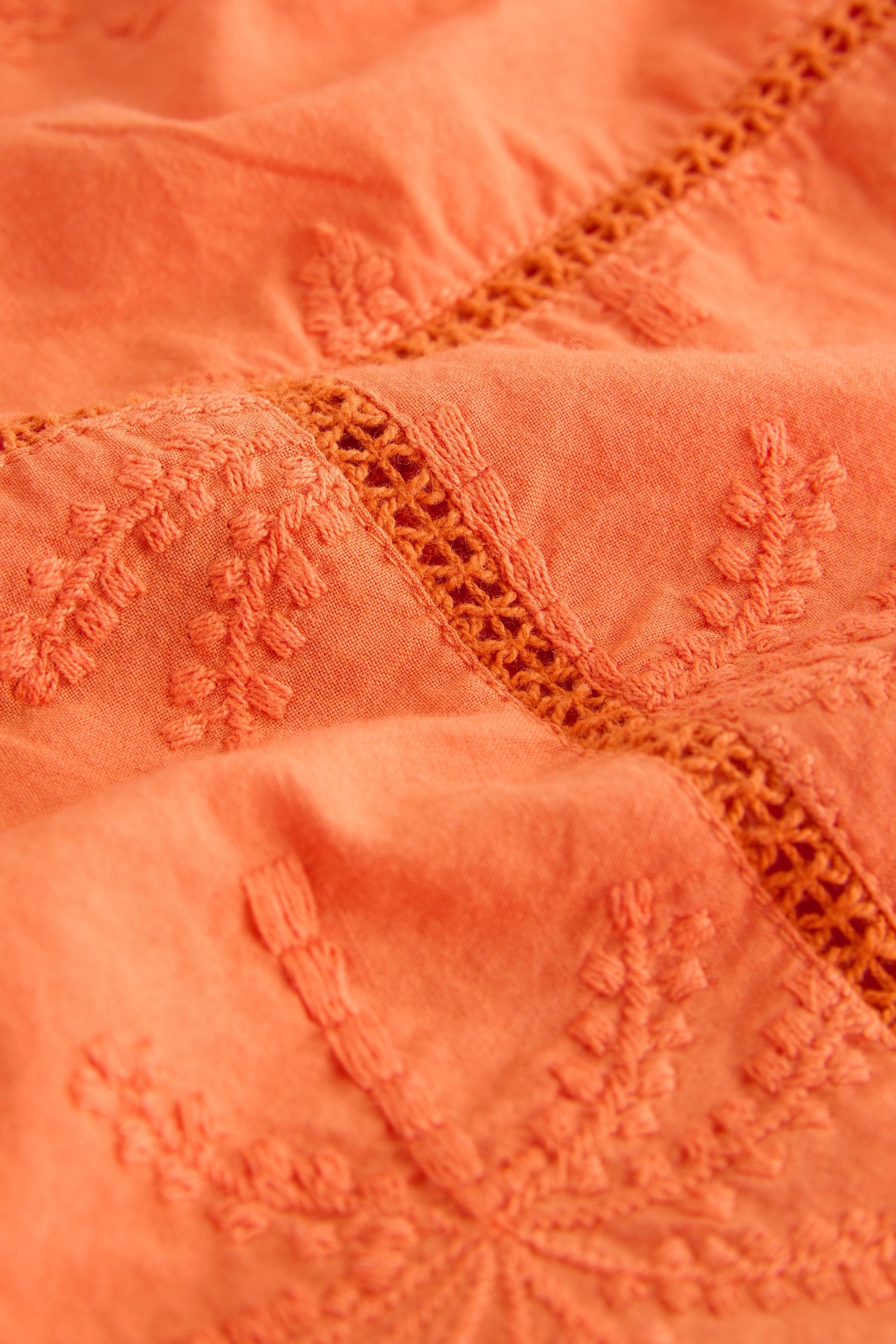 Next Blusentop Ärmelloses Oberteil mit Stickereien, Palmen (1-tlg) günstig online kaufen