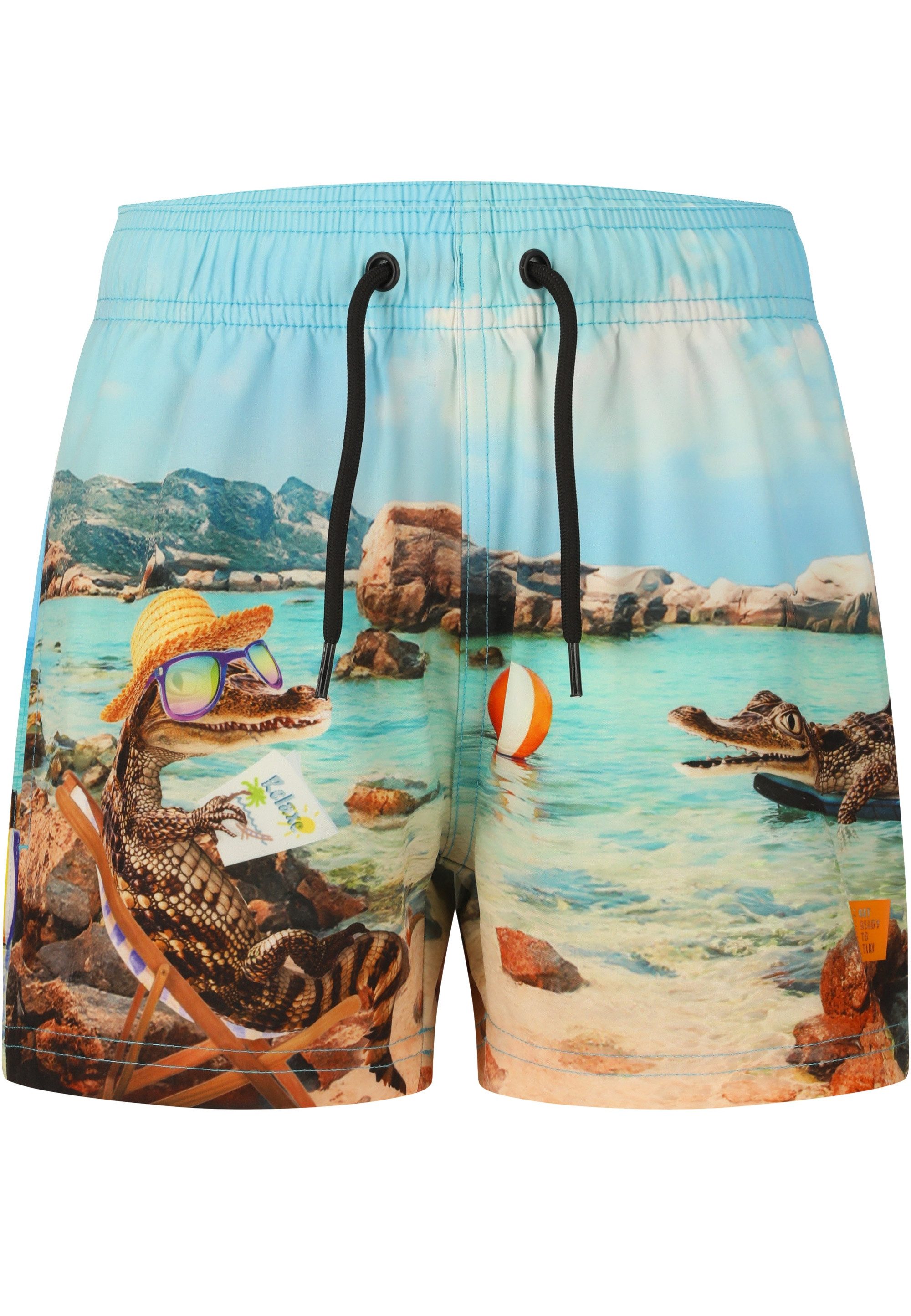 ZIGZAG Badeshorts Sealife (1-St) mit weichem Dehnbund