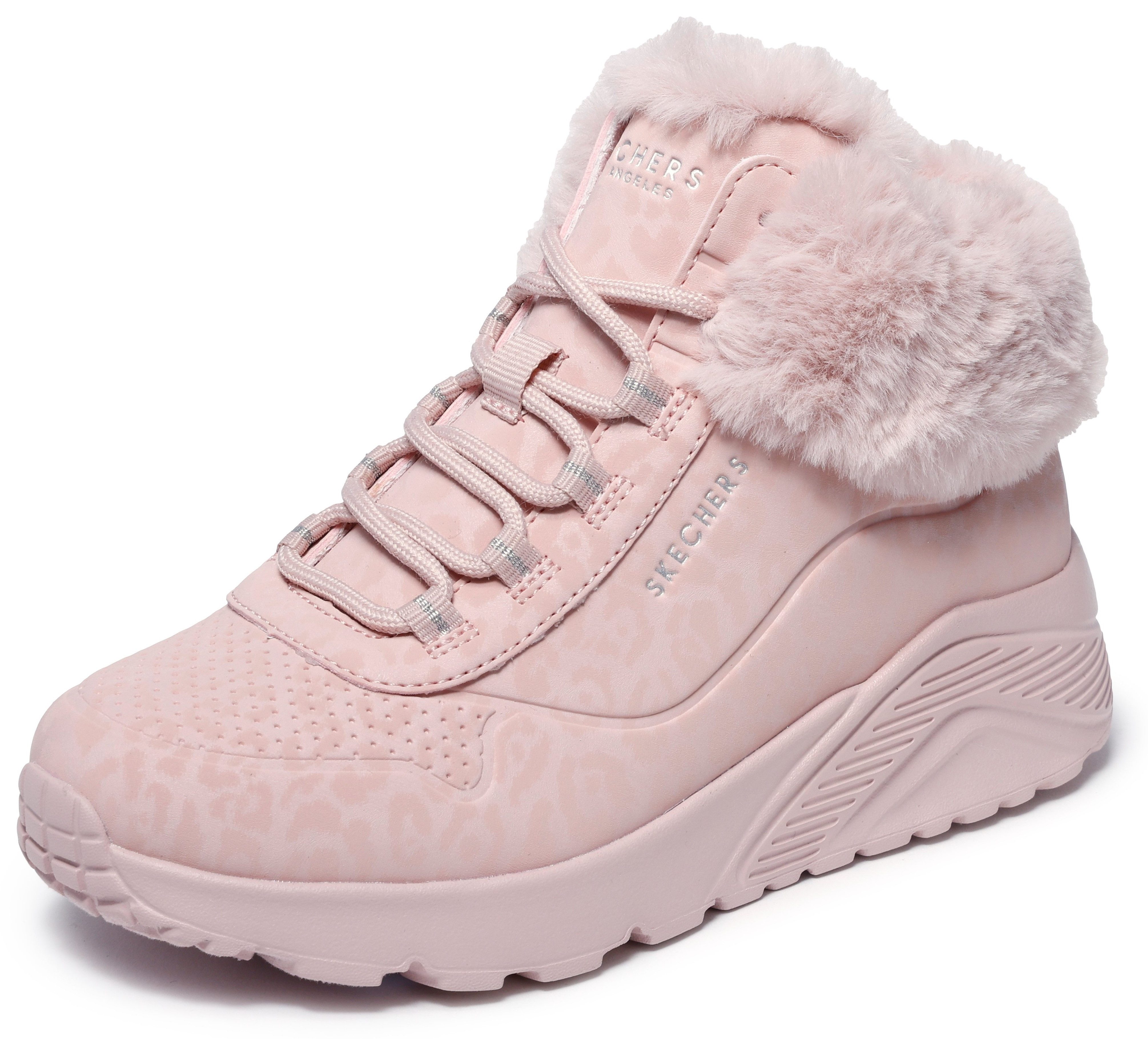 Skechers UNO LITE Winterboots Schnürboots mit Reißverschluss, Größenschablone zum Download