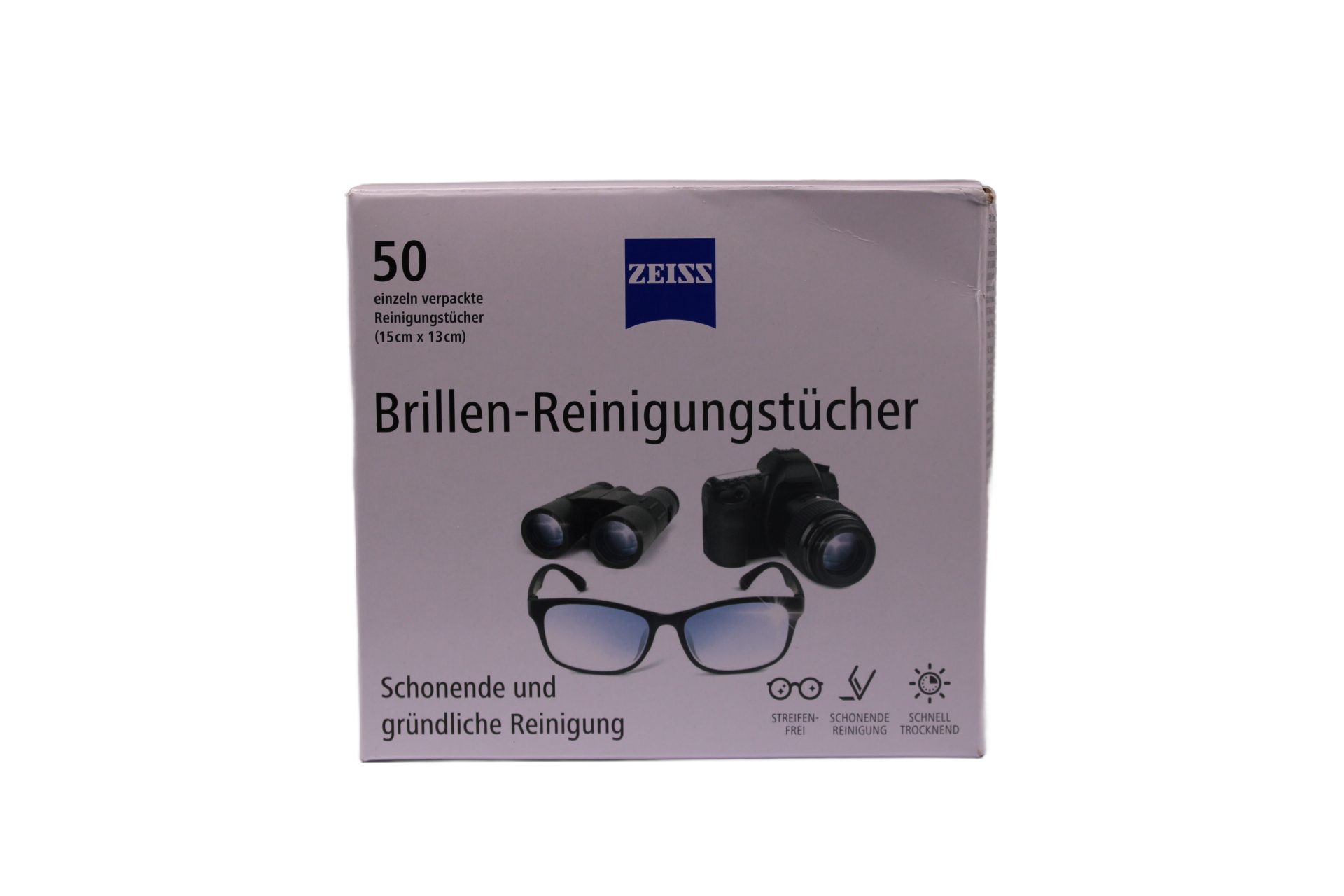 ZEISS Feuchte Reinigungstücher 50 Stück von Zeiss Bildschirmreinigungstuch (1-tlg)