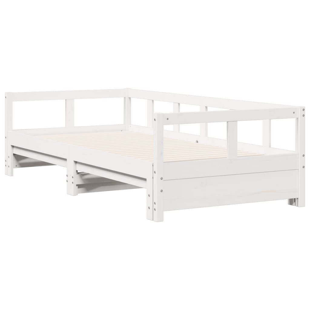 vidaXL Bett Tagesbett ohne Matratze Weiß günstig online kaufen