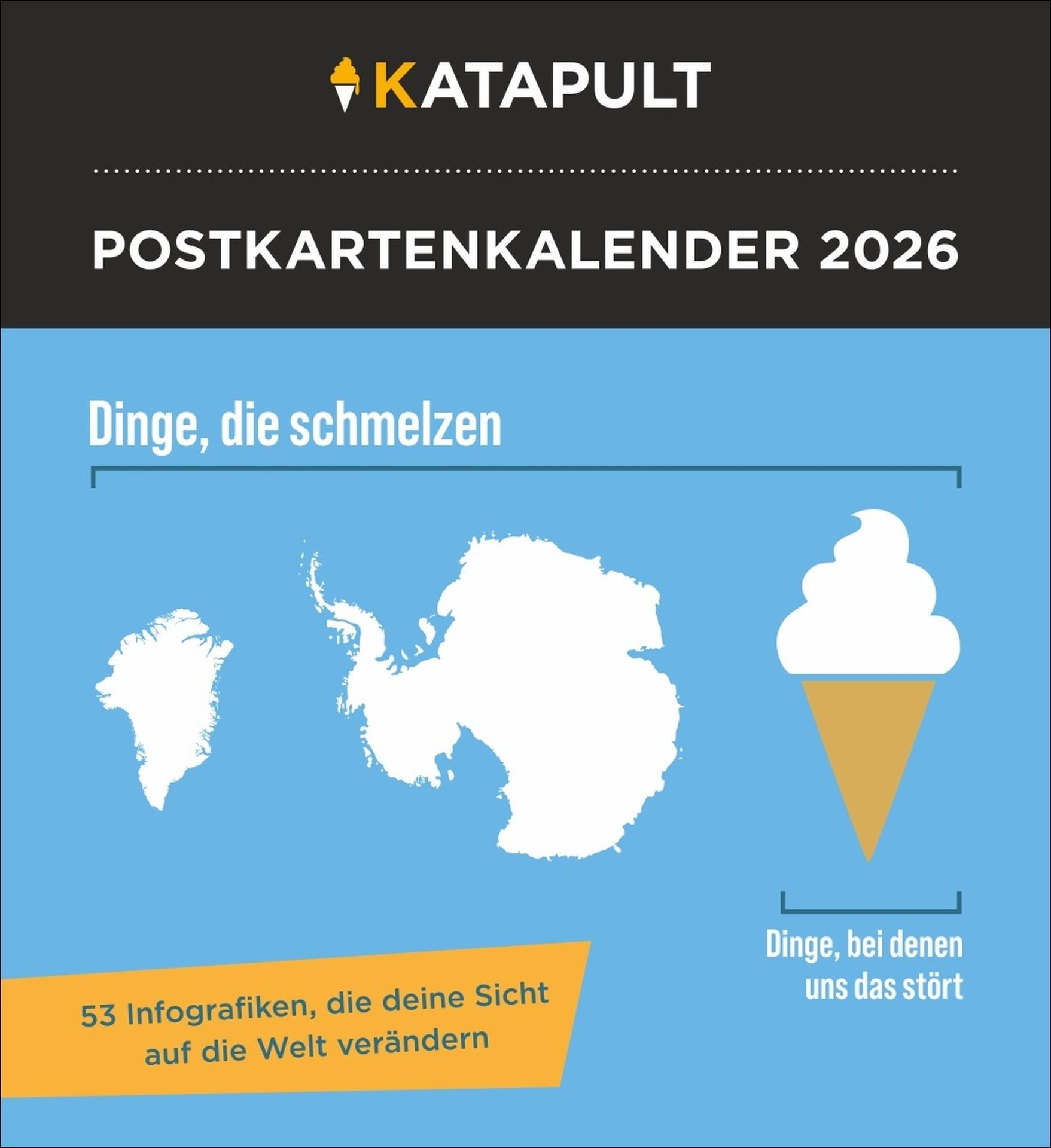 Tischkalender Katapult Postkartenkalender 2026