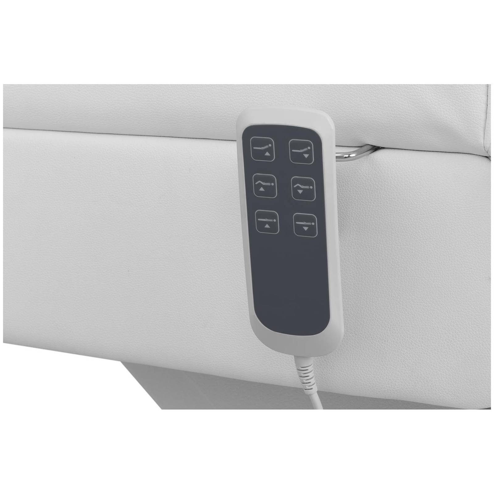 Physa Massageliege Kosmetikliege Massagebett Elektrisch Therapieliege Weiß, Weiß