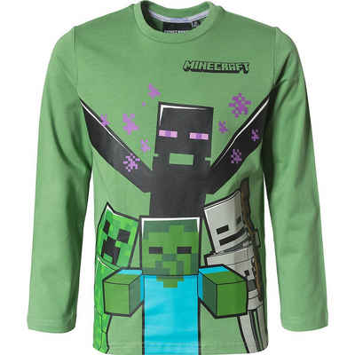 Minecraft Langarmshirt »Minecraft Langarmshirt für Jungen«
