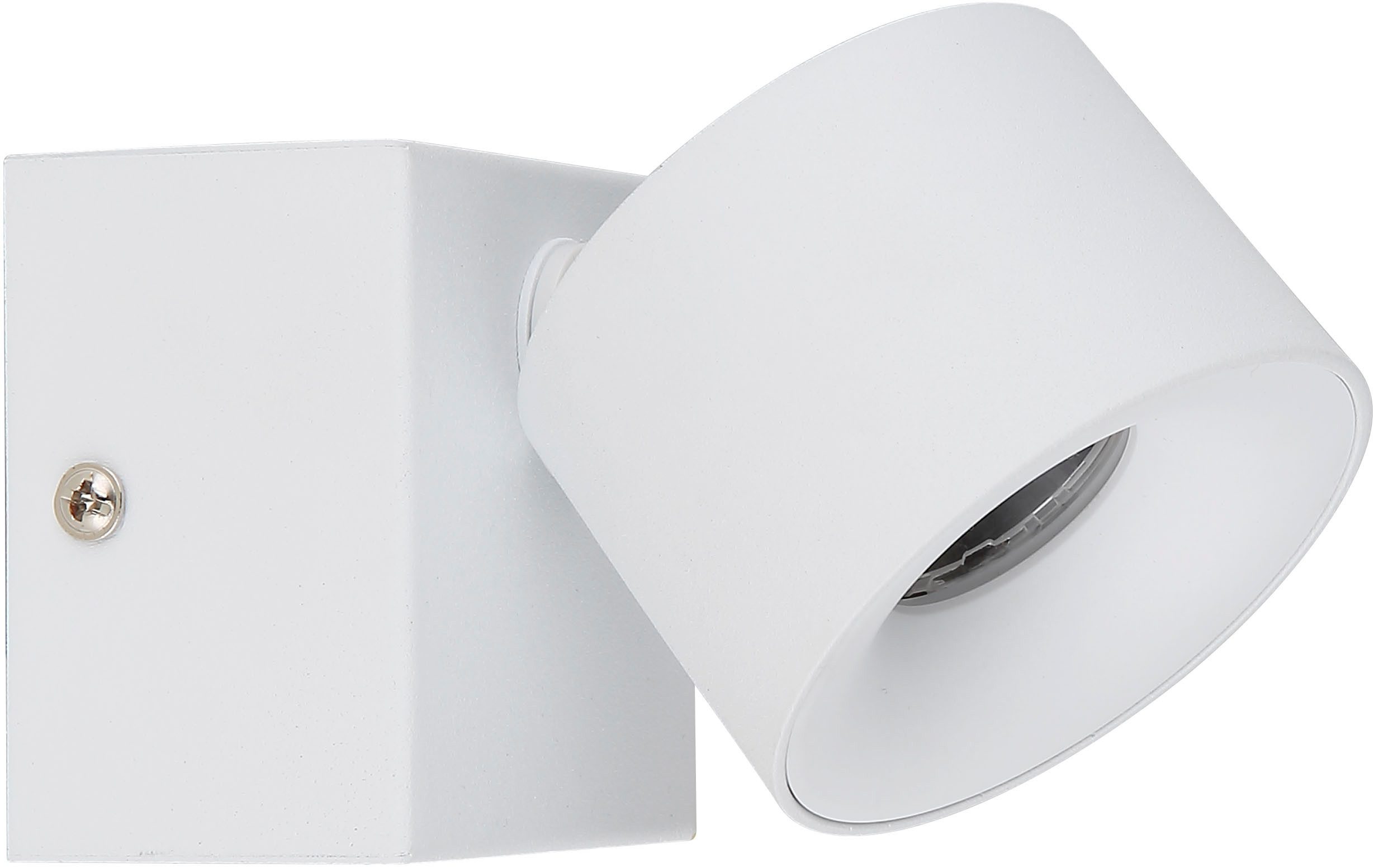 GLOBO LIGHTING LED Wandstrahler RAE, LED fest integriert, Warmweiß, Wandspot, Flur, Wohnzimmer, Arbeitszimmer