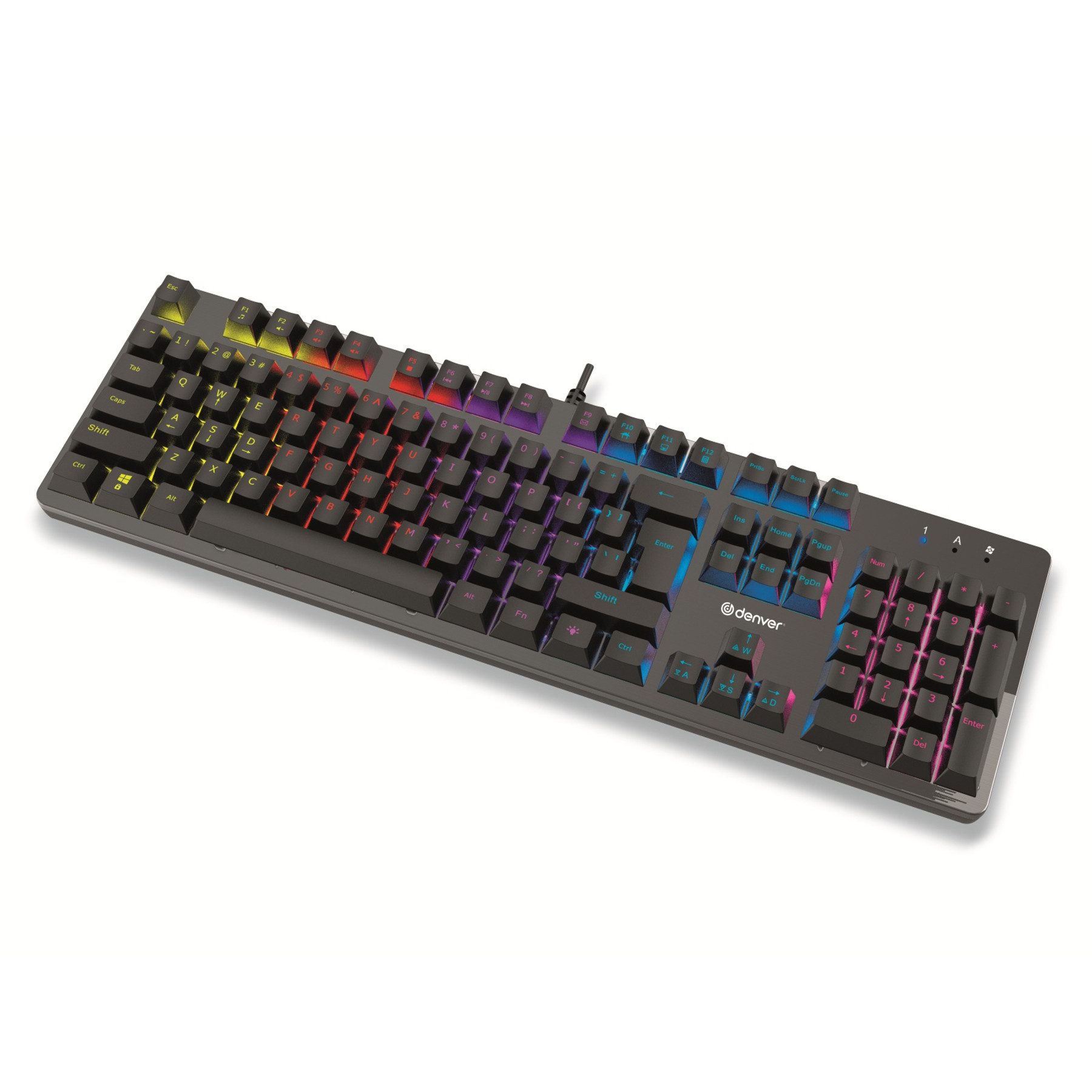Denver DENVER Gaming-Tastatur GKK-330DE Gaming-Tastatur