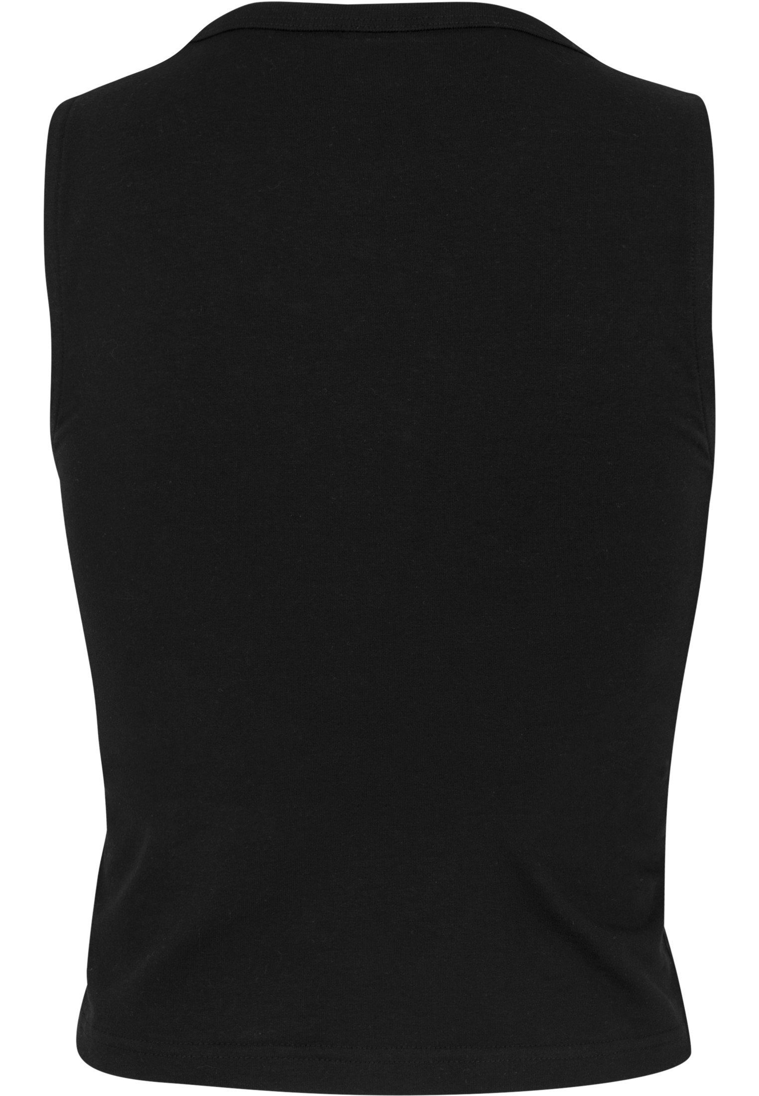 Lace T-Shirt CLASSICS Up Cropped URBAN Damen (1-tlg) Ladies Top