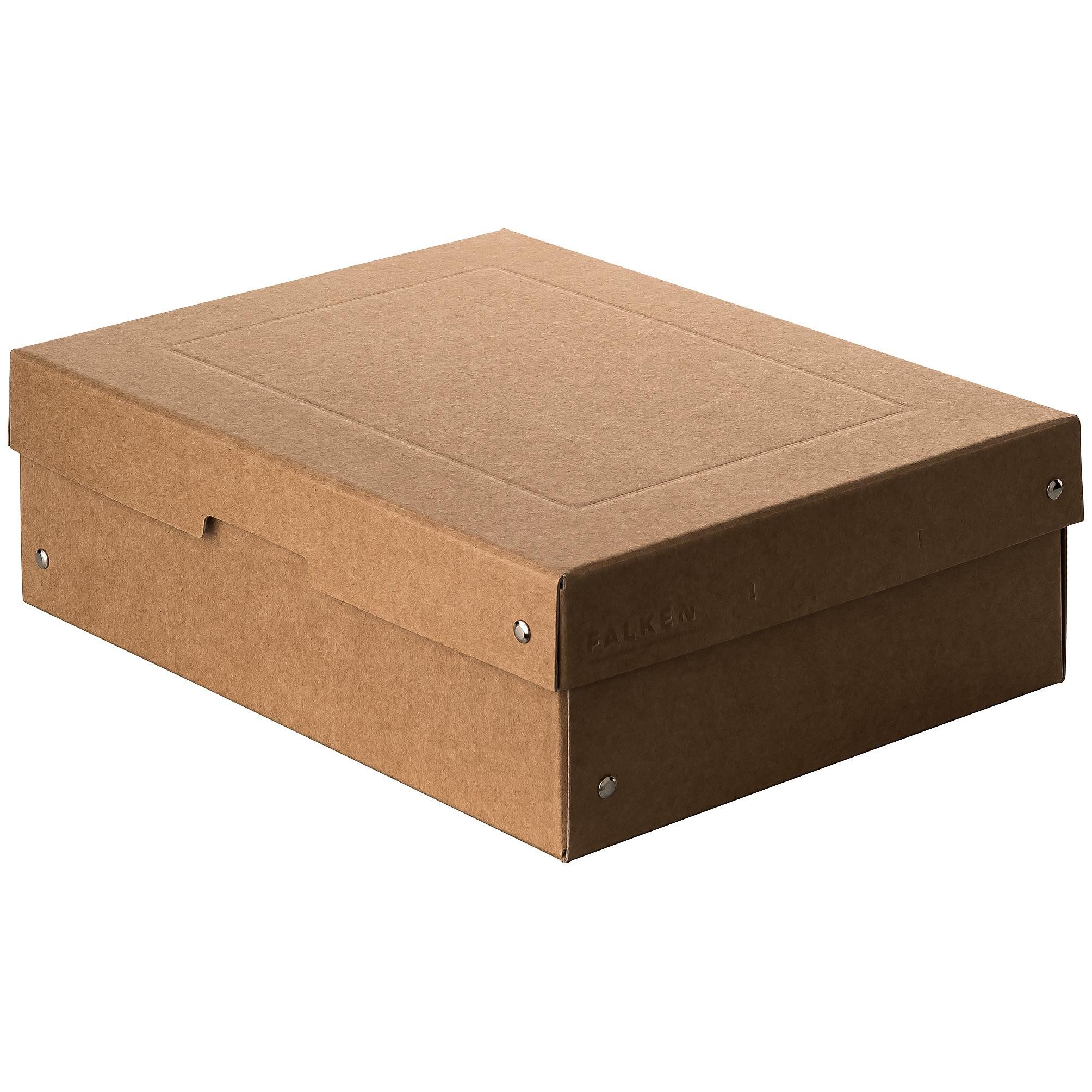Falken Aufbewahrungsbox VERSCHIEDENE AufbewahrungsboxA4/100mm natron-braun