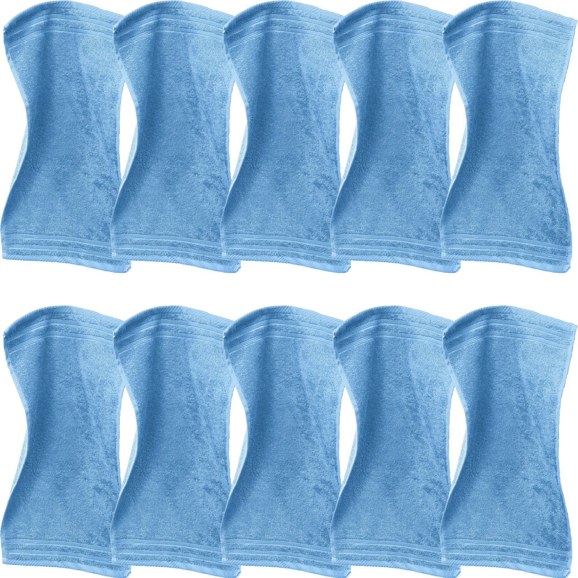 Erwin Müller Gästehandtuch Gästetuch "Heidelberg" 10er-Pack, günstig online kaufen
