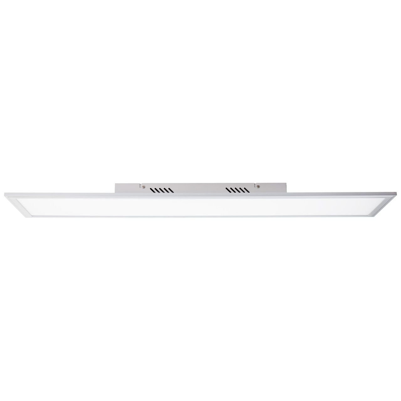 1x Deckenleuchte 32W Brilliant 100x25cm LED Deckenaufbau-Paneel silber Flat, LED Flat integriert,