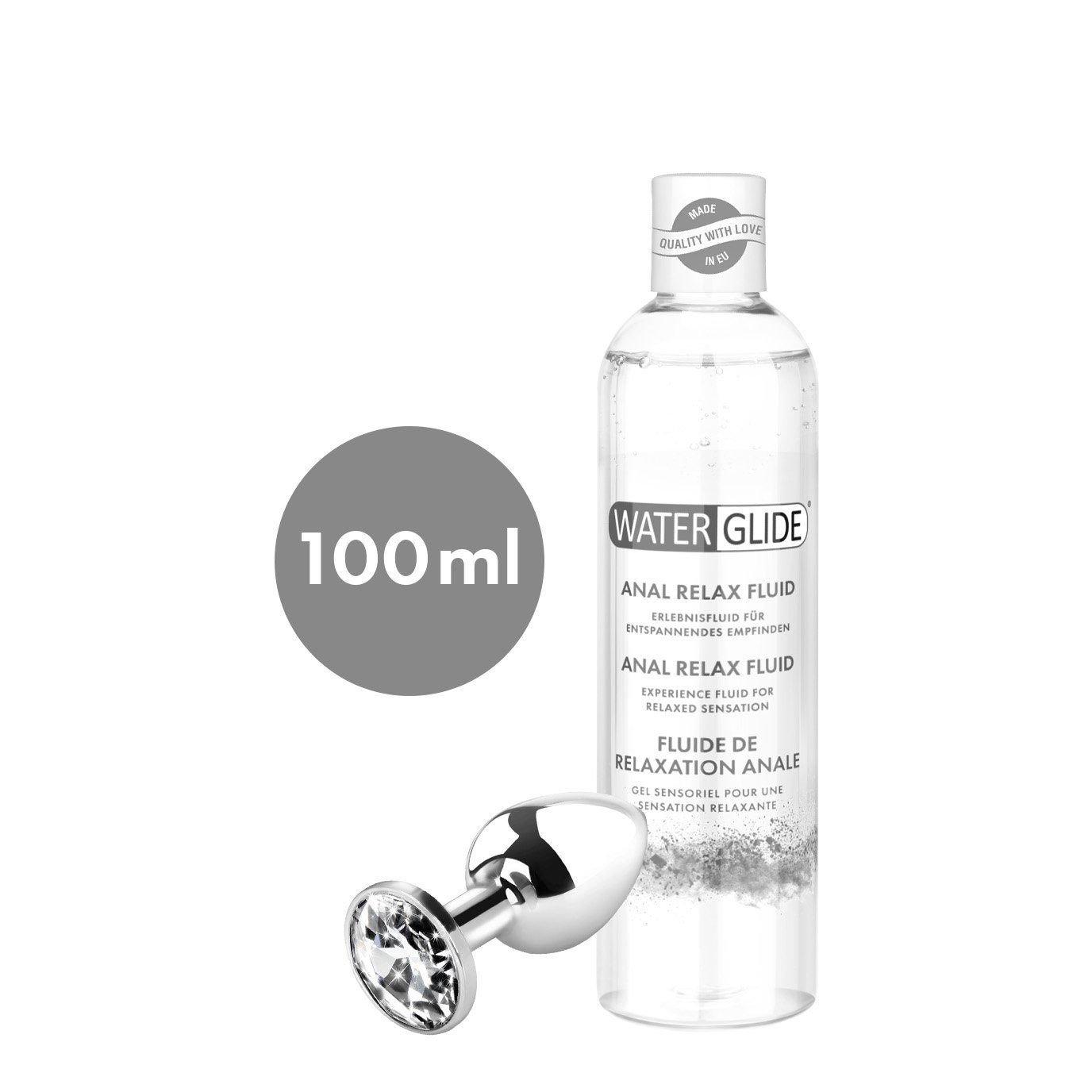 Gleit-& EIS Waterglide Relax Stimulationsgel 'Anal 0-tlg. Erlebnisgel, Fluid', 100ml, EIS