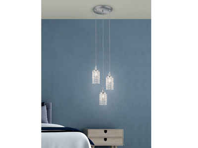 Briloner LED Alu Deckenleuchte Pendel Acryl Lichtobjekt Lampe Leuchte  4440-039