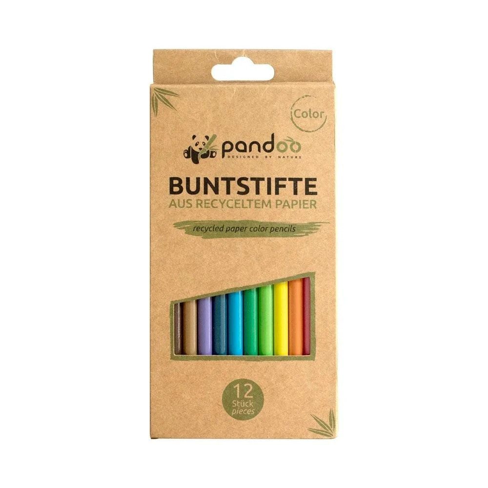 pandoo Buntstift pandoo Buntstifte farbsortiert, 12 St.