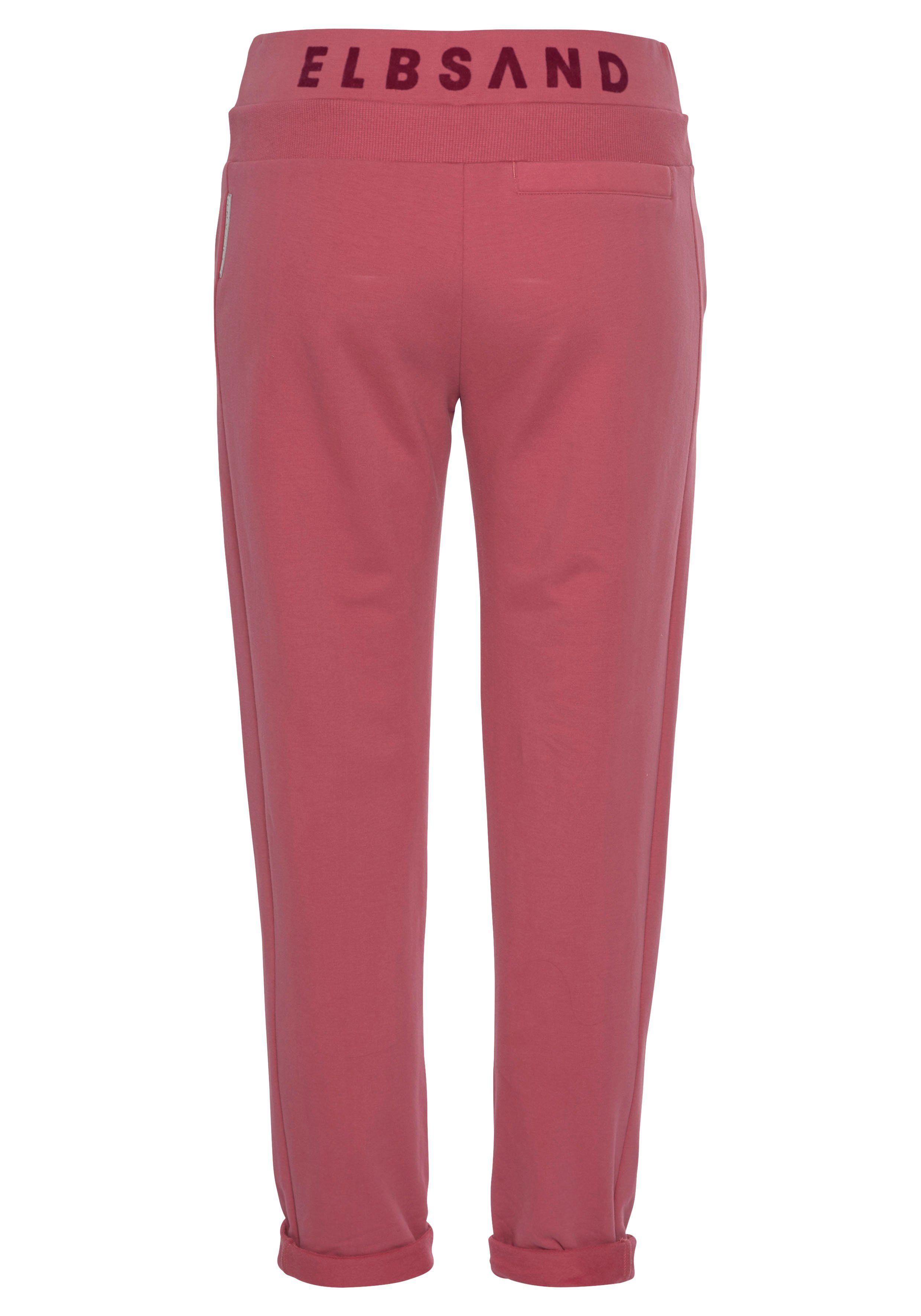 Elbsand Sweathose Brinja mit Taschen und breiten Kordeln, Jogginghose, lässige Passform
