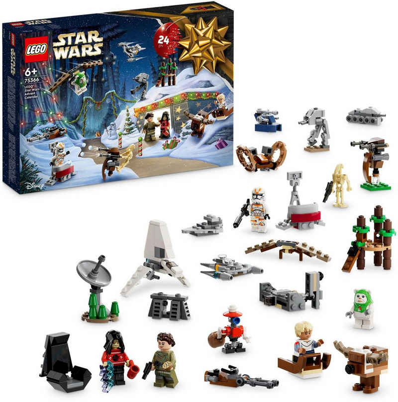 LEGO® Spielzeug-Adventskalender Spielbausteine, LEGO Star Wars (75366), LEGO® Star Wars™, Made in Europe
