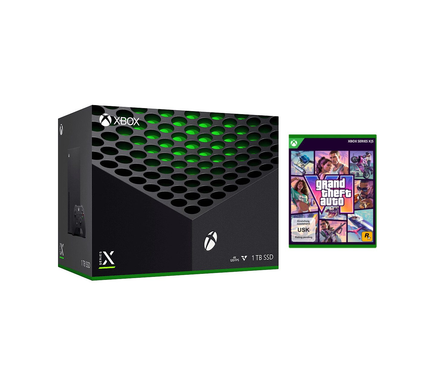Microsoft Xbox Series X 1TB schwarz inkl. Grand Theft Auto VI