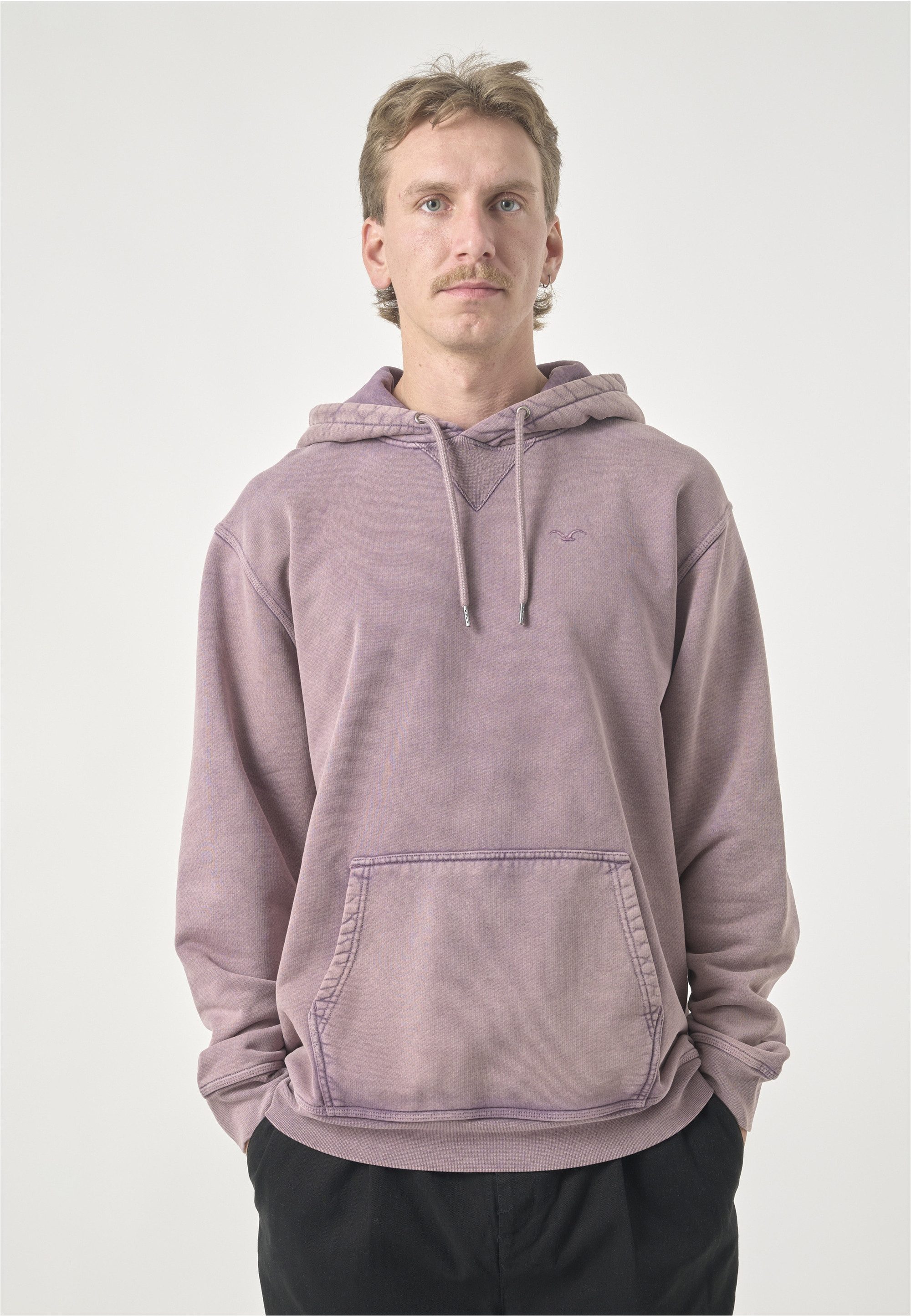 Cleptomanicx Kapuzensweatshirt Boxy Hooded Ligull Washed günstig online kaufen