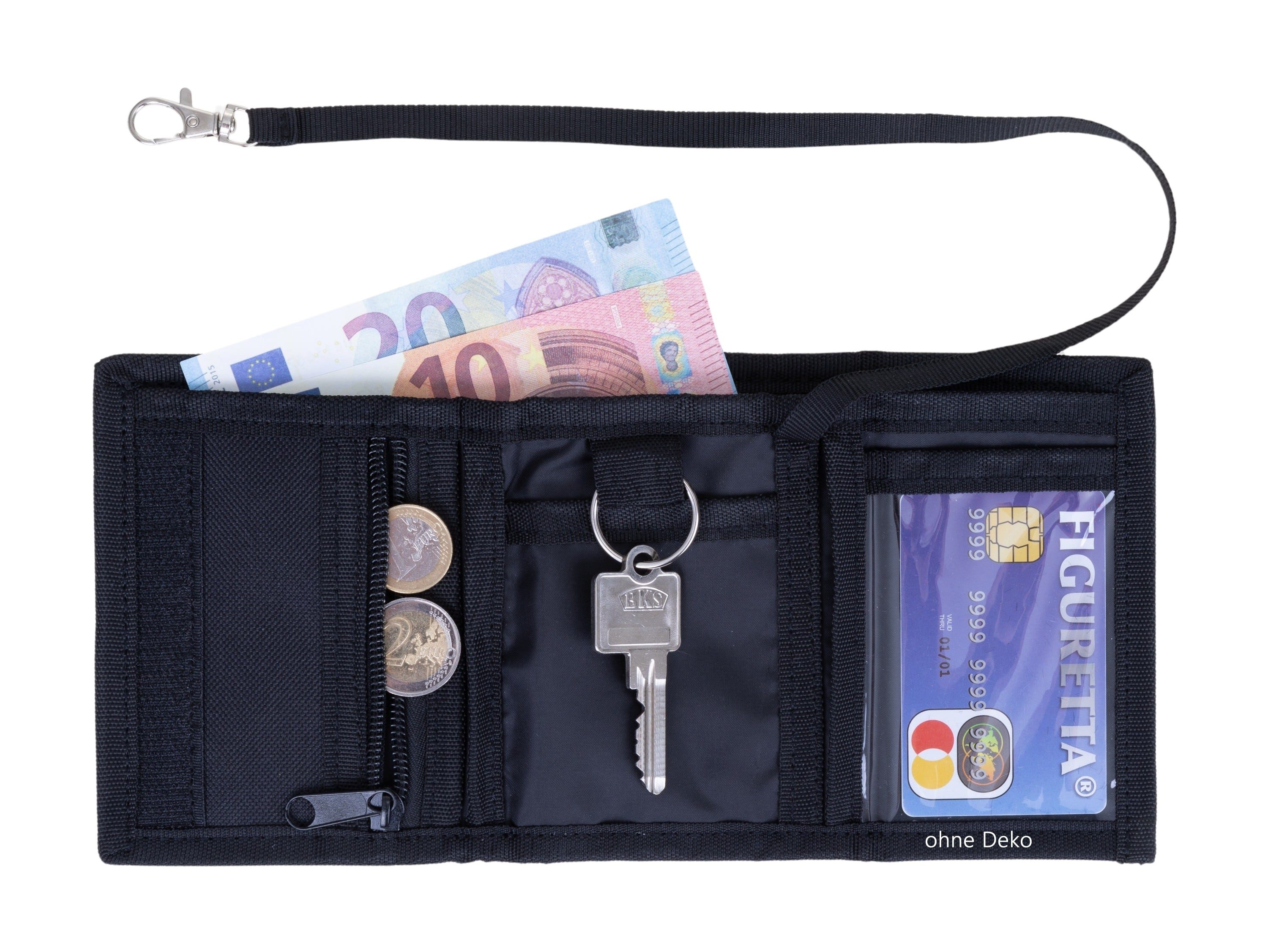 ELEPHANT Geldbörse Mädchen Jungen Hero Signature, Wallet Klettbörse Schülerbörse Schlüsselring Ausweisfach
