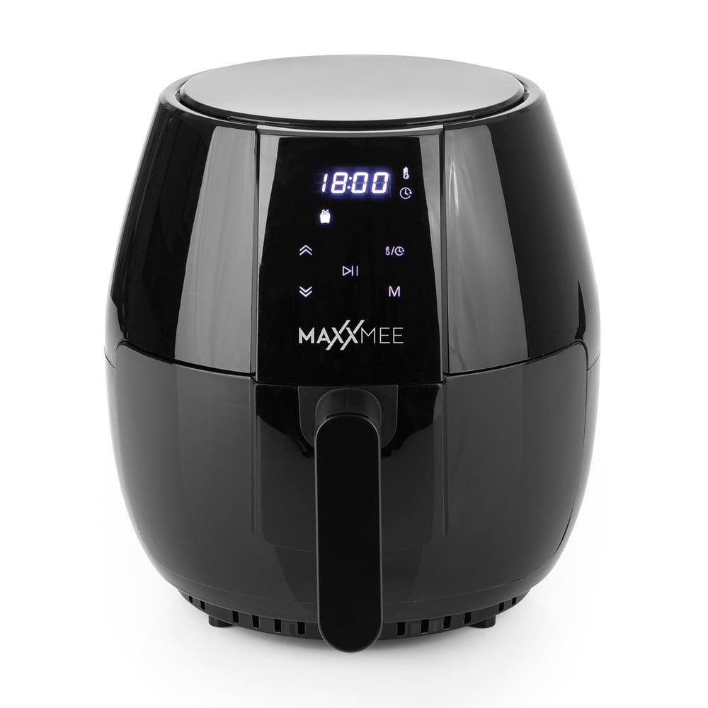 MAXXMEE Heißluftfritteuse MAXXMEE Heißluft-Fritteuse Digital - 4 l Fassungsvermögen - schwarz, 1400 W, Digital 4l schwarz