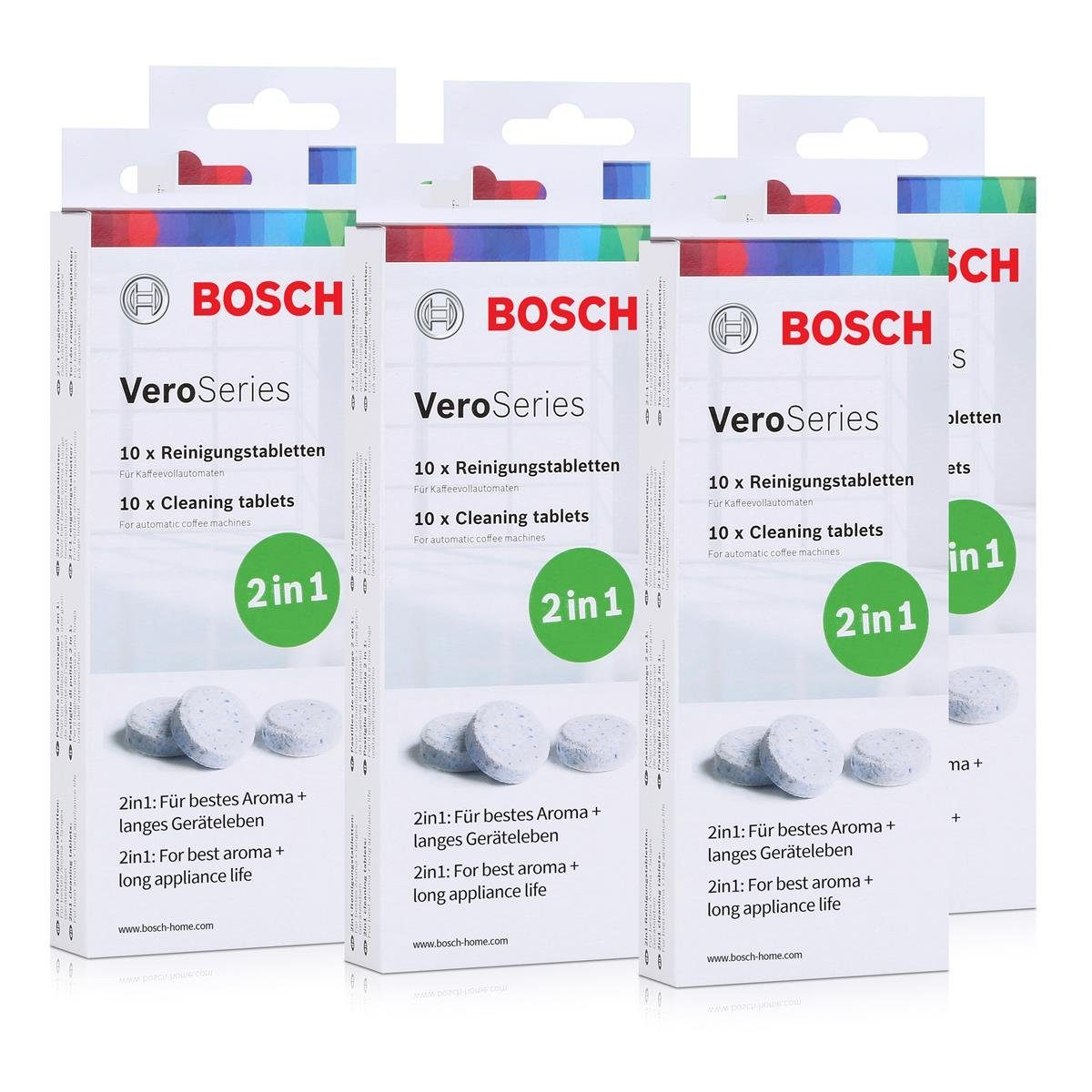 Reinigungstabletten 10 Tabletten (6er BOSCH - Reinigungstabletten Bosch VeroSeries 2in1 TCZ8001