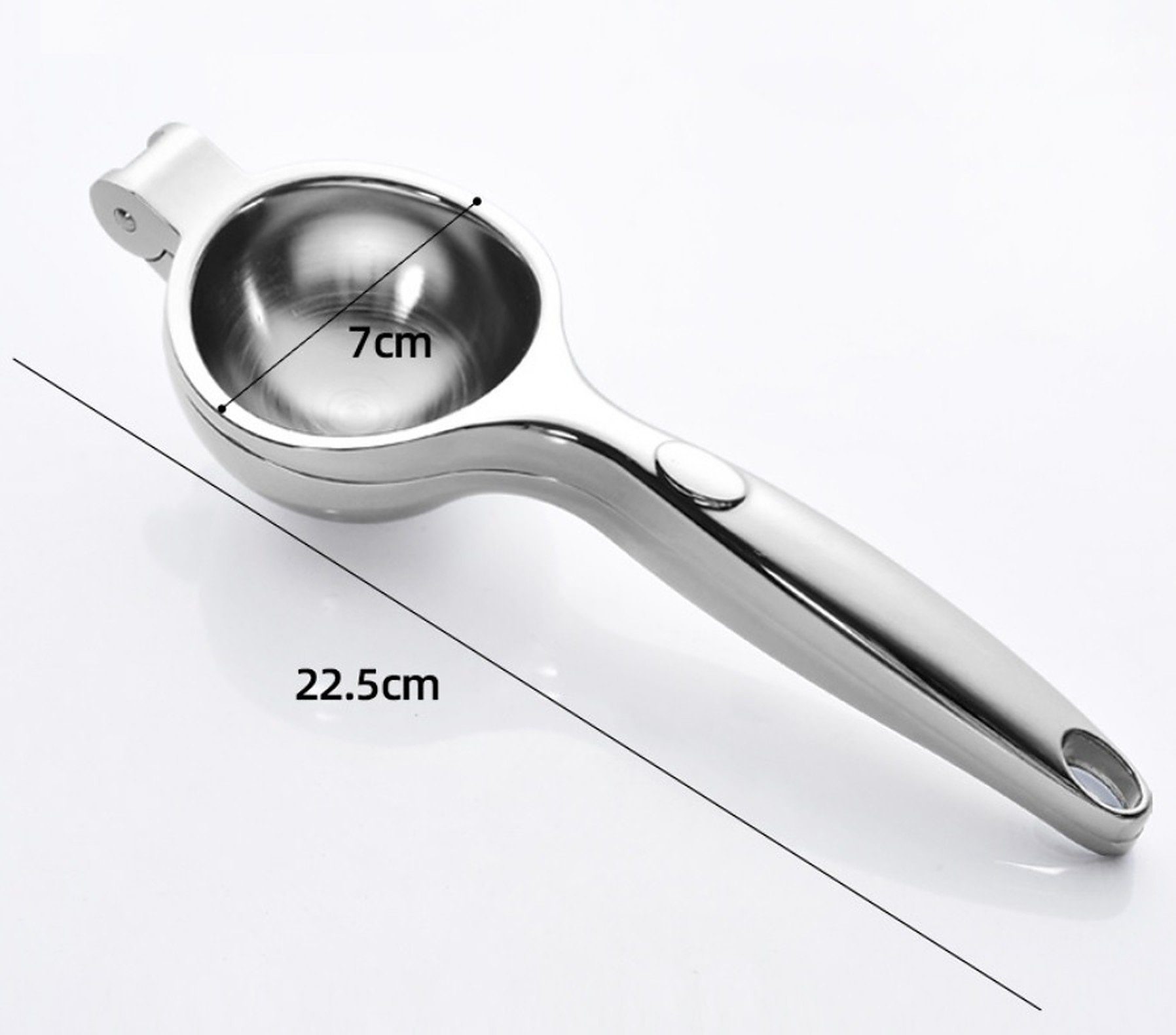 BAYLI Mörser Zitronenpresse, manuelle Handpresse - Zitruspresse für Zitronensaft